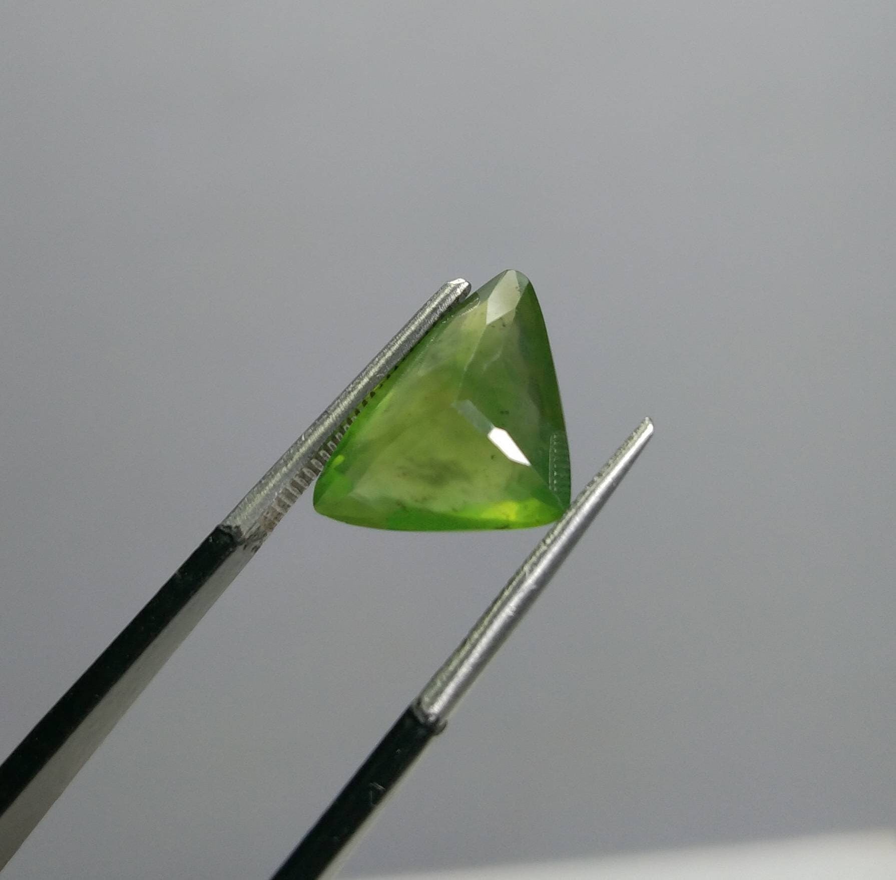 ARSAA GEMS AND MINERALSNatural top quality beautiful 4.5 carats trillion shape faceted hydrograssular garnet gem - Premium  from ARSAA GEMS AND MINERALS - Just $13.00! Shop now at ARSAA GEMS AND MINERALS