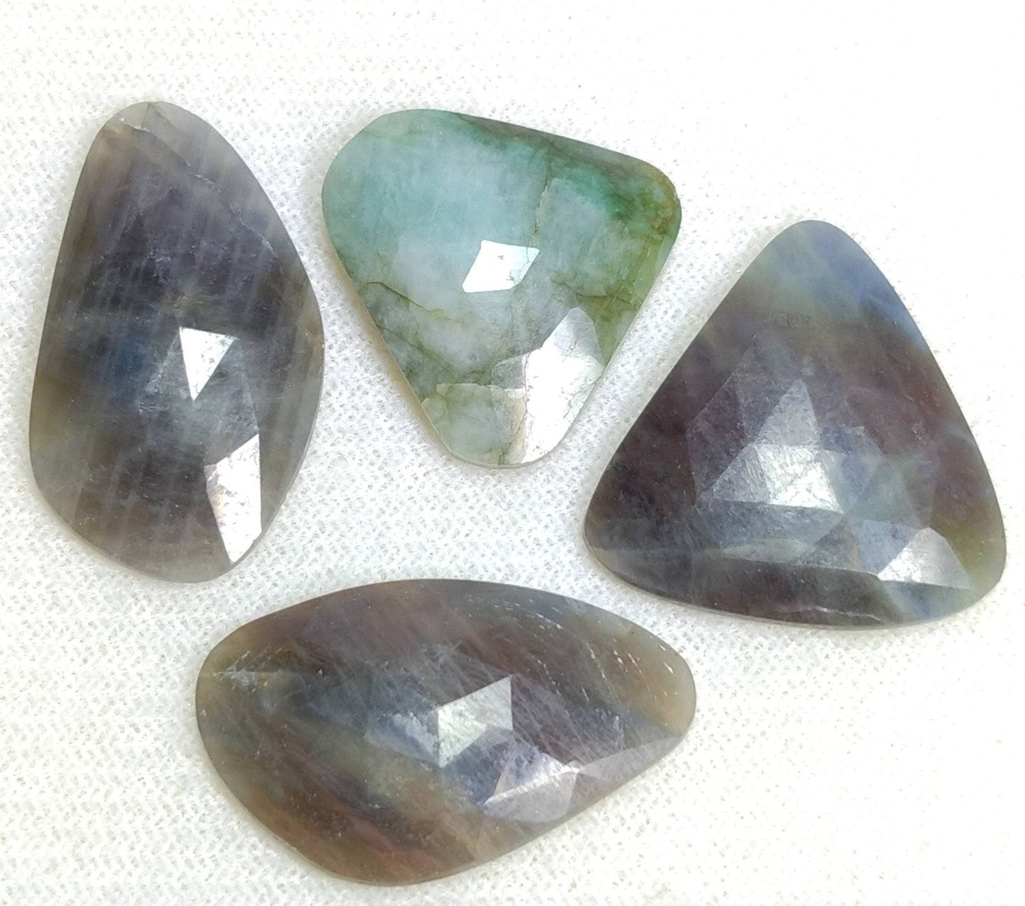 ARSAA GEMS AND MINERALSNatural top quality beautiful 48 carats small set of rose cut faceted sapphire Cabochons - Premium from ARSAA GEMS AND MINERALS - Just $45.00! Shop now at ARSAA GEMS AND MINERALS