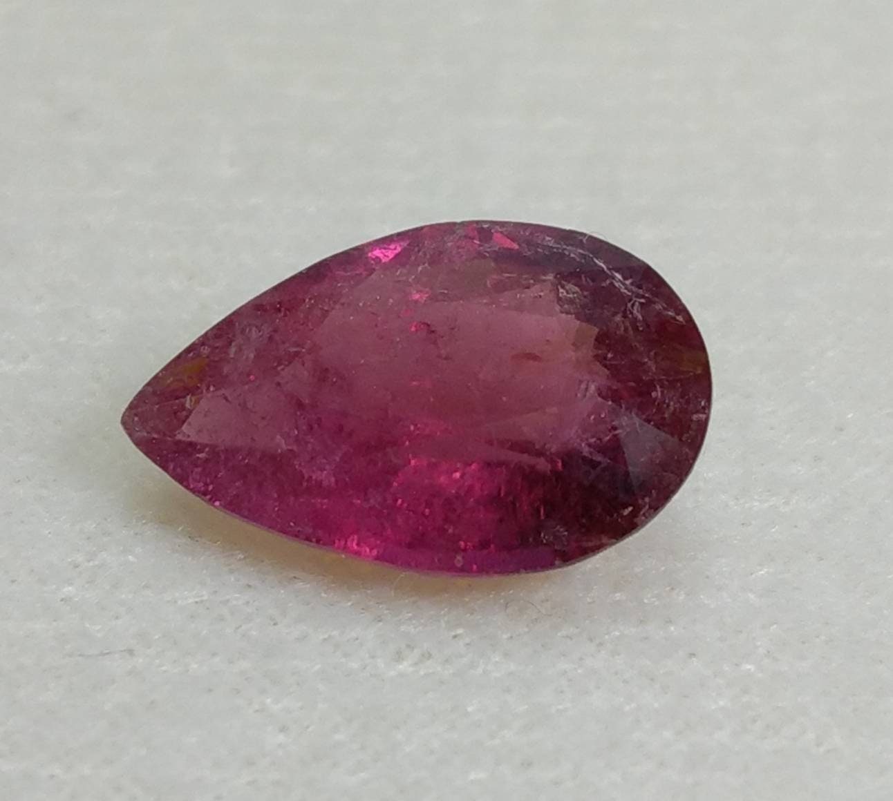 ARSAA GEMS AND MINERALSNatural top quality beautiful 5 carat pear shape faceted rubellite gem - Premium  from ARSAA GEMS AND MINERALS - Just $45.00! Shop now at ARSAA GEMS AND MINERALS