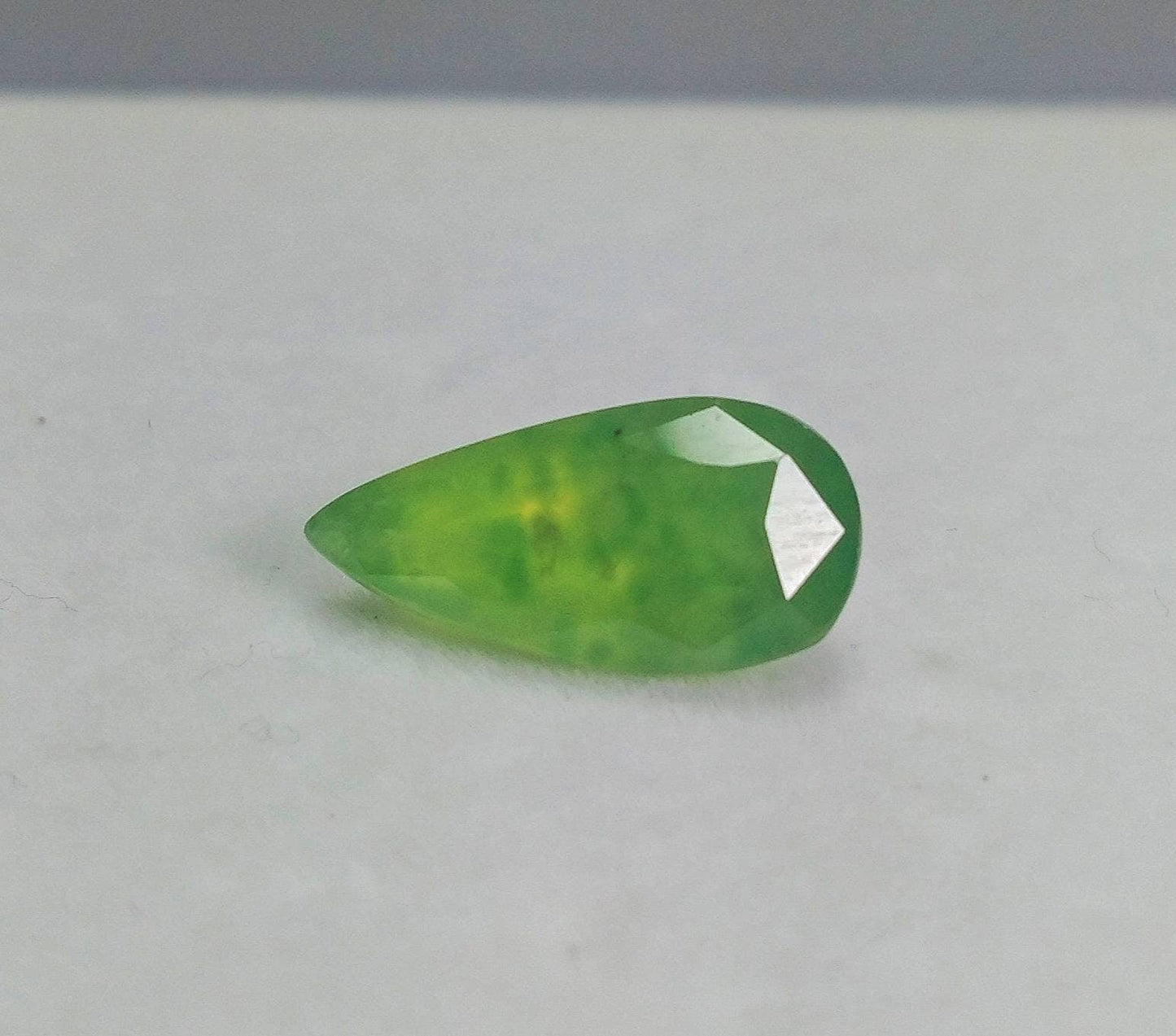 ARSAA GEMS AND MINERALSNatural top quality beautiful 6 carats pear shape faceted green hydrograssular garnet gem - Premium  from ARSAA GEMS AND MINERALS - Just $18.00! Shop now at ARSAA GEMS AND MINERALS