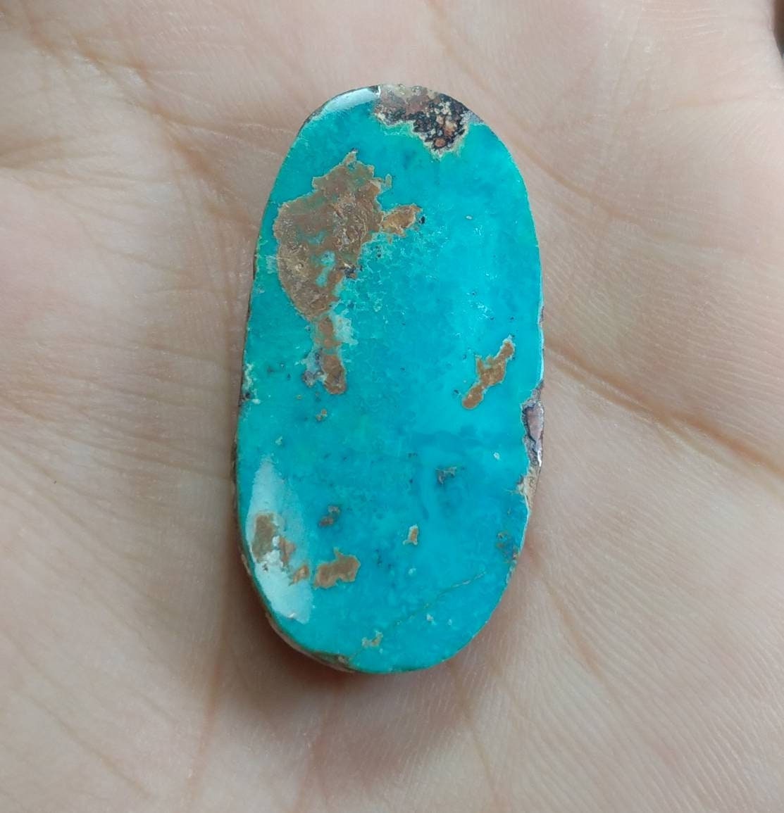 ARSAA GEMS AND MINERALSNatural top quality beautiful 50 Carats untreated unheated large size oval shape turquoise cabochon - Premium  from ARSAA GEMS AND MINERALS - Just $50.00! Shop now at ARSAA GEMS AND MINERALS