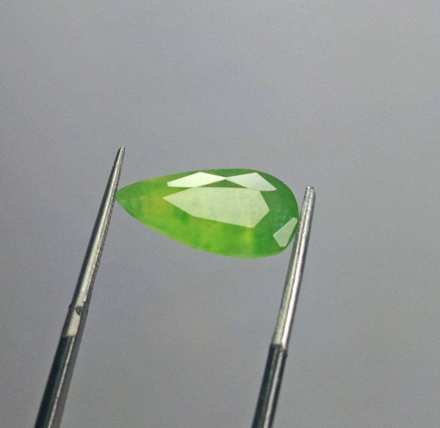 ARSAA GEMS AND MINERALSNatural top quality beautiful 6 carats pear shape faceted green hydrograssular garnet gem - Premium  from ARSAA GEMS AND MINERALS - Just $18.00! Shop now at ARSAA GEMS AND MINERALS