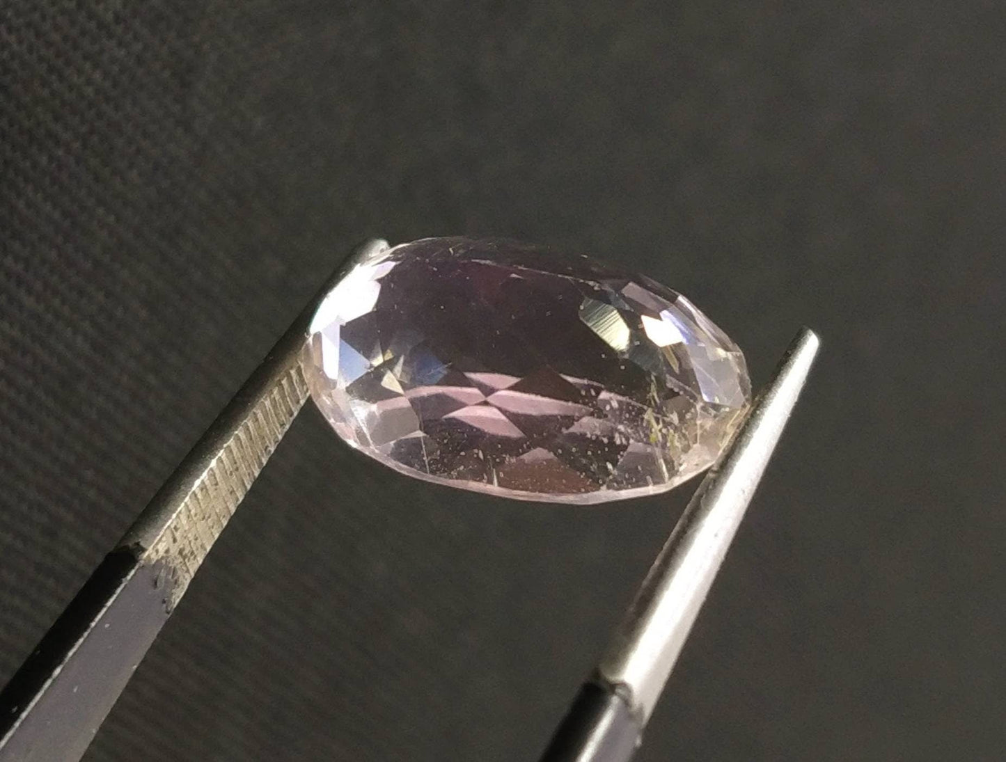 ARSAA GEMS AND MINERALSNatural top quality beautiful 7 carat VV clarity faceted oval shape kunzite gem - Premium  from ARSAA GEMS AND MINERALS - Just $30.00! Shop now at ARSAA GEMS AND MINERALS