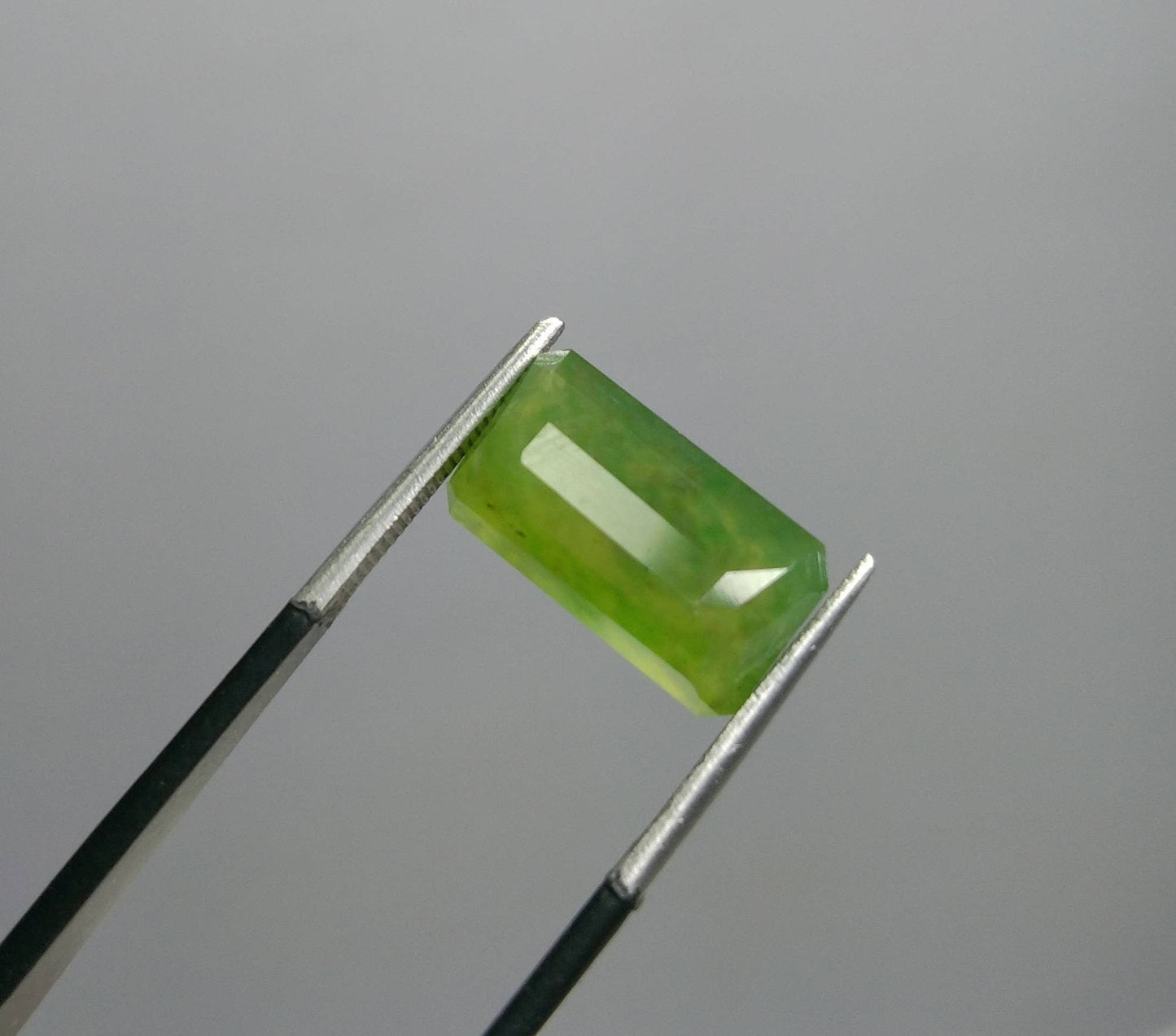 ARSAA GEMS AND MINERALSNatural top quality beautiful 7 carats radiant shape green faceted hydrograssular garnet gem - Premium  from ARSAA GEMS AND MINERALS - Just $21.00! Shop now at ARSAA GEMS AND MINERALS