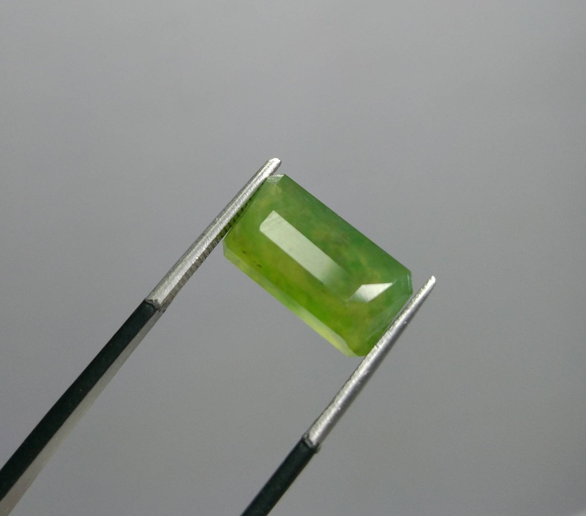 ARSAA GEMS AND MINERALSNatural top quality beautiful 7 carats radiant shape green faceted hydrograssular garnet gem - Premium  from ARSAA GEMS AND MINERALS - Just $21.00! Shop now at ARSAA GEMS AND MINERALS