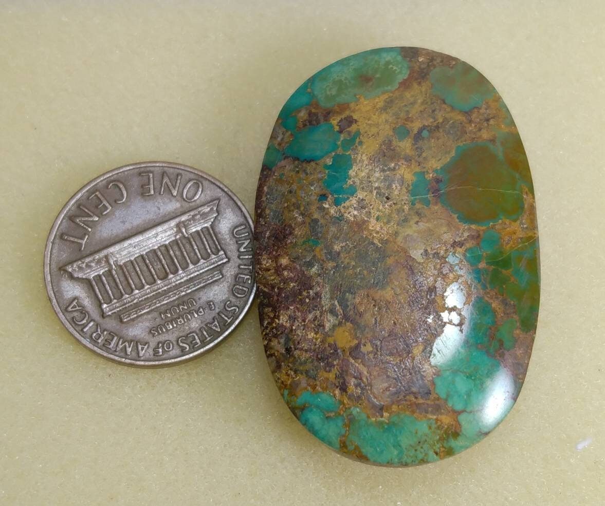 ARSAA GEMS AND MINERALSNatural top quality beautiful 77 carats large size untreated unheated oval shape green turquoise cabochon - Premium  from ARSAA GEMS AND MINERALS - Just $75.00! Shop now at ARSAA GEMS AND MINERALS