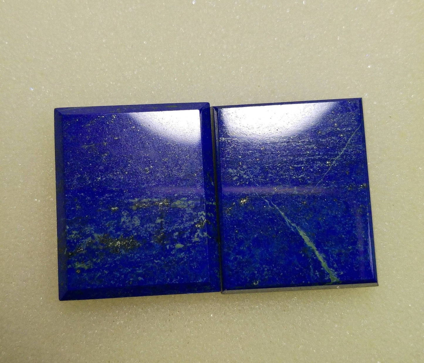 ARSAA GEMS AND MINERALSNatural top quality beautiful 79 carats rectangular shape pair of lapis lazuli cabochons - Premium  from ARSAA GEMS AND MINERALS - Just $30.00! Shop now at ARSAA GEMS AND MINERALS