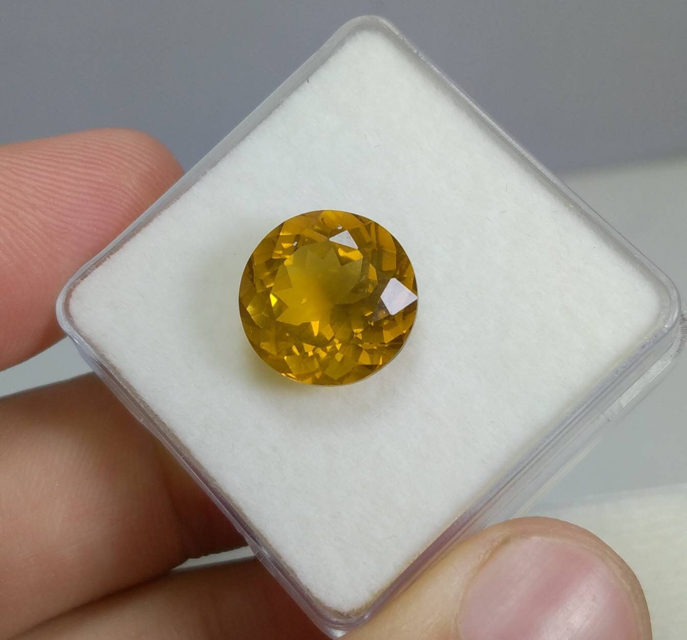 ARSAA GEMS AND MINERALSTop Quality beautiful natural 8.5 carats VV clarity round shape citrine faceted gem - Premium from ARSAA GEMS AND MINERALS - Just $27.00! Shop now at ARSAA GEMS AND MINERALS
