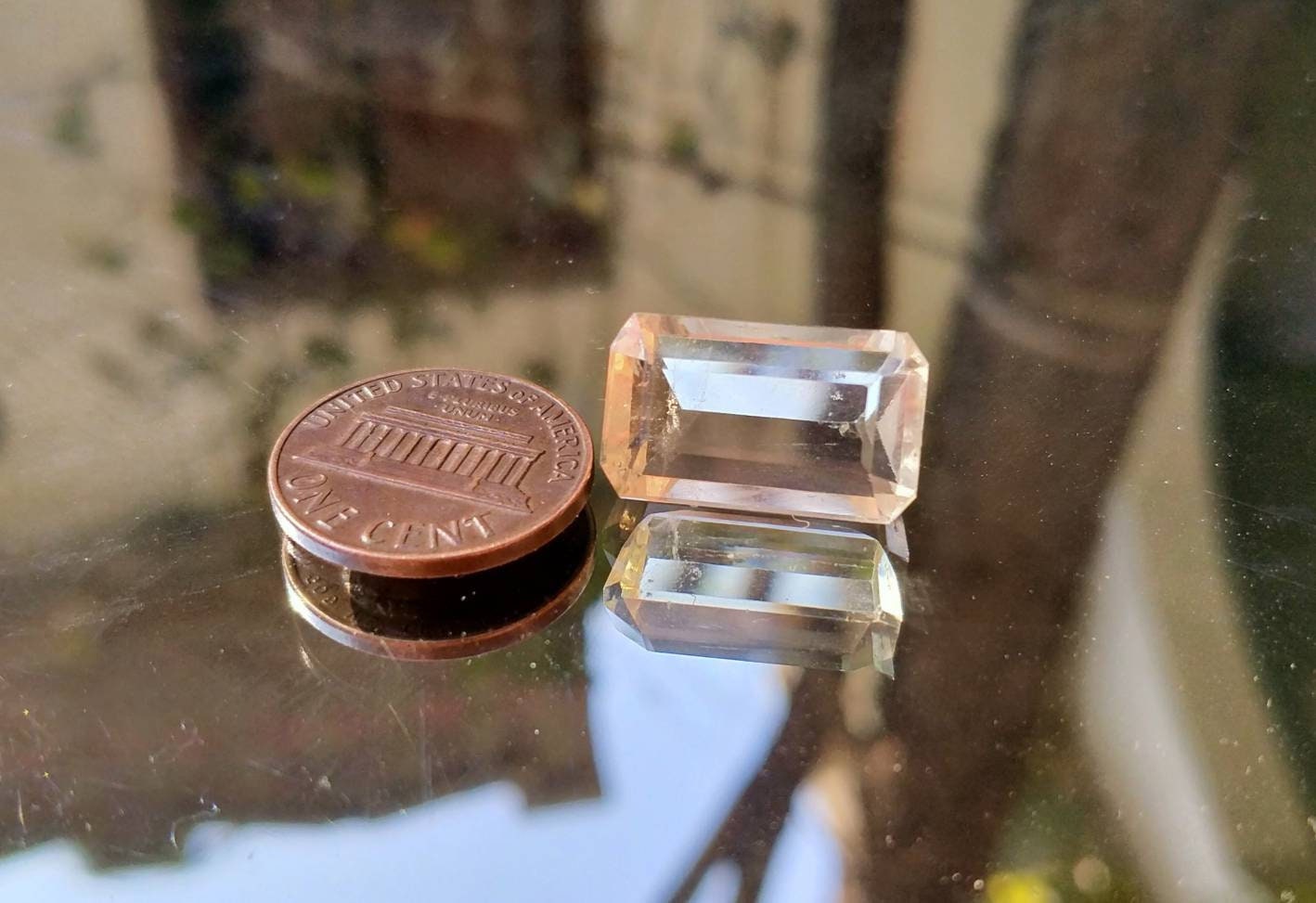 ARSAA GEMS AND MINERALSNatural top quality beautiful faceted 18 carats flourite gem - Premium  from ARSAA GEMS AND MINERALS - Just $20.00! Shop now at ARSAA GEMS AND MINERALS