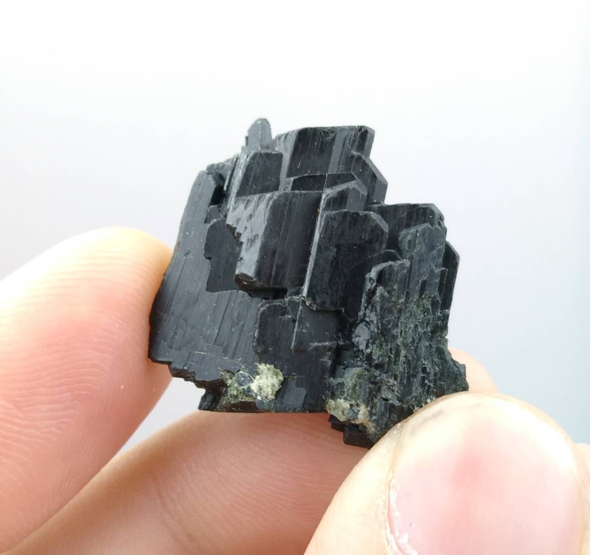 ARSAA GEMS AND MINERALSNatural aesthetic step formation perfectly terminated ugaite/aegirine crystal from Pakistan, weight: 7.5 grams - Premium from ARSAA GEMS AND MINERALS - Just $25.00! Shop now at ARSAA GEMS AND MINERALS