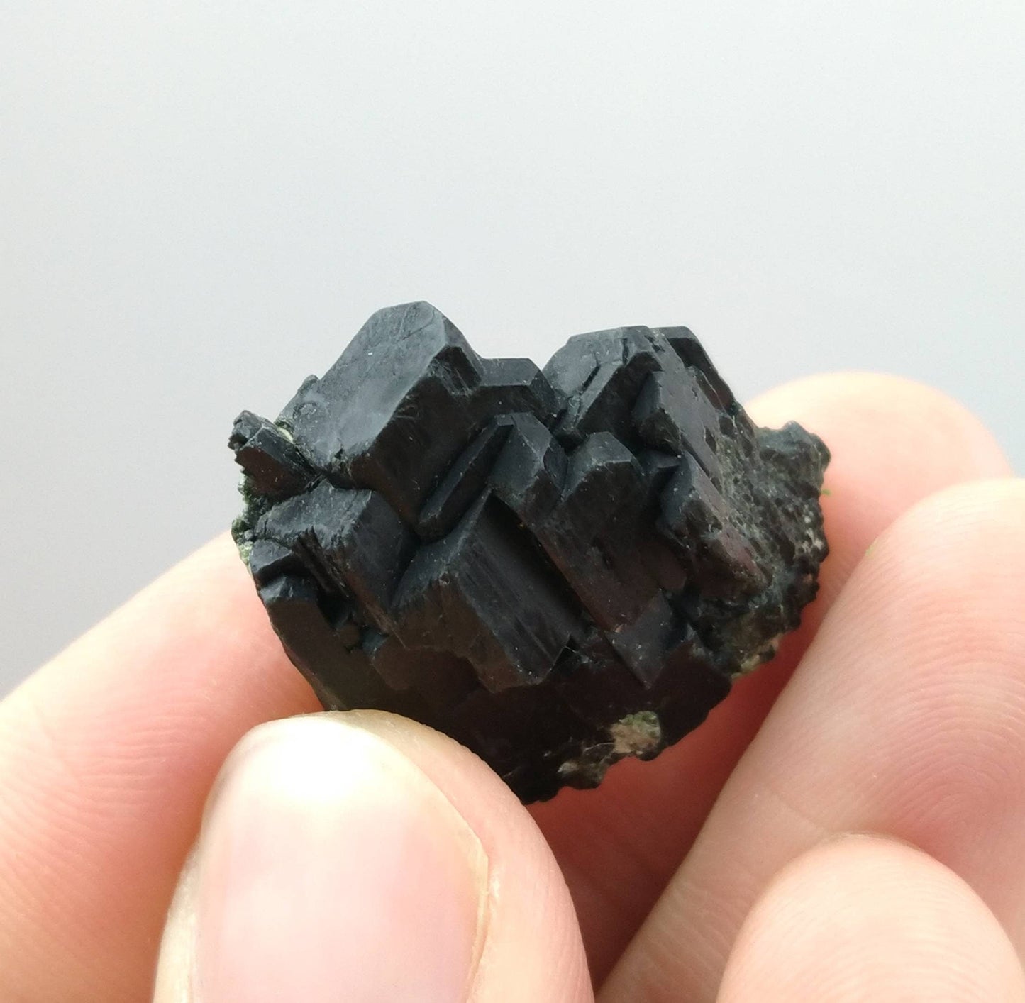 ARSAA GEMS AND MINERALSNatural aesthetic step formation perfectly terminated ugaite/aegirine crystal from Pakistan, weight: 7.5 grams - Premium from ARSAA GEMS AND MINERALS - Just $25.00! Shop now at ARSAA GEMS AND MINERALS