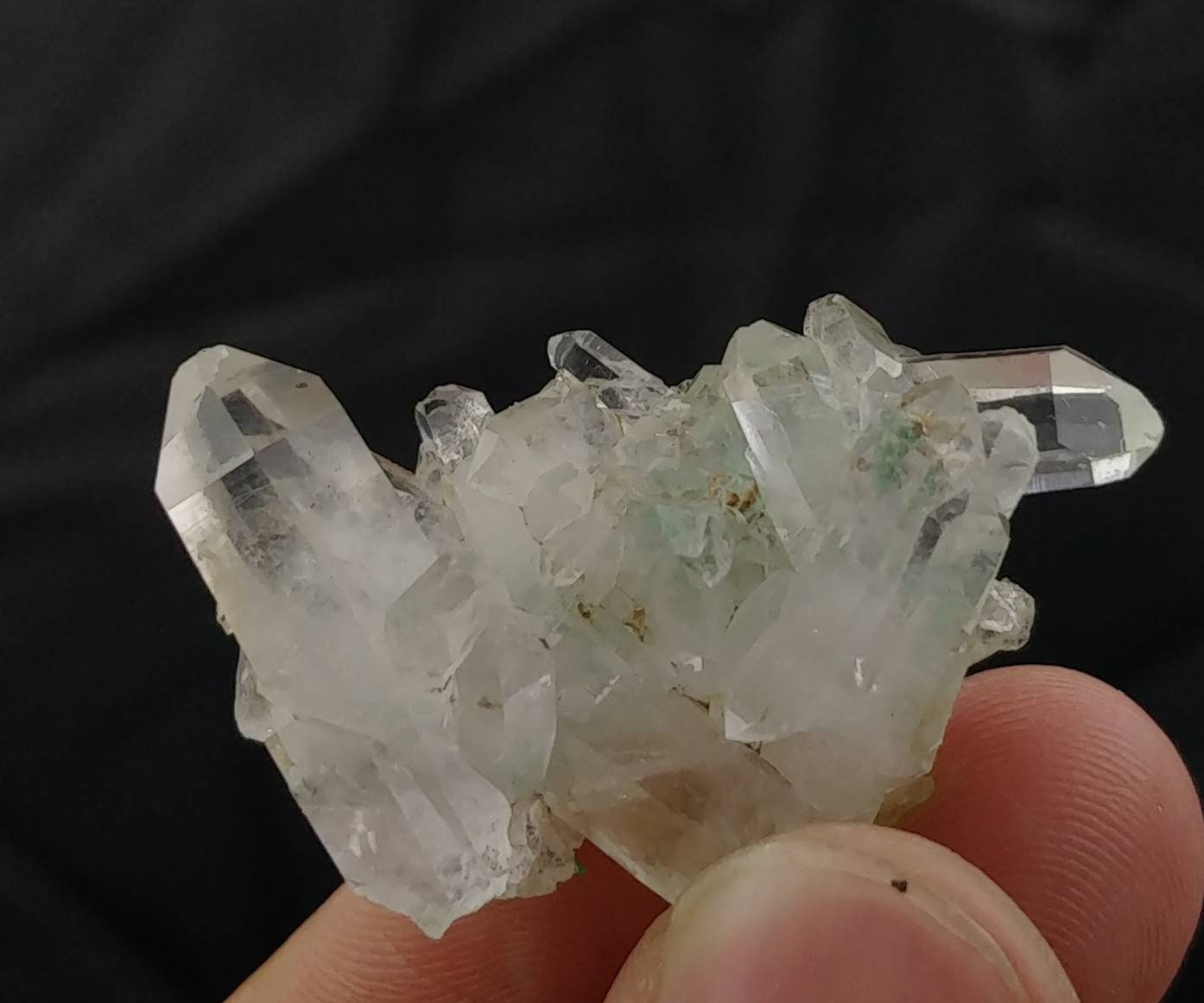ARSAA GEMS AND MINERALSGreen fuchite inclusion quartz cluster from Balochistan Pakistan - Premium from ARSAA GEMS AND MINERALS - Just $25.00! Shop now at ARSAA GEMS AND MINERALS