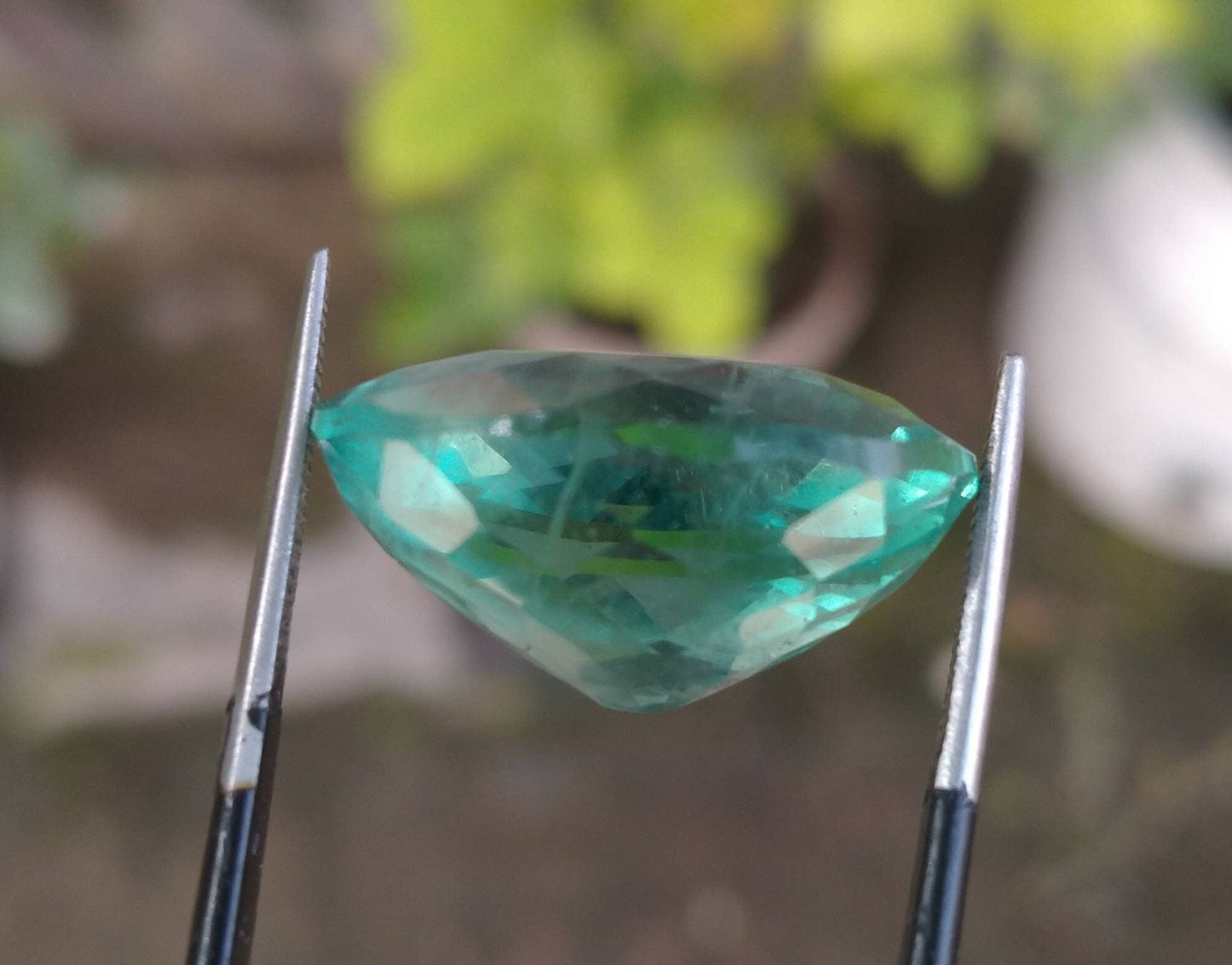 ARSAA GEMS AND MINERALSNatural fine quality beautiful 28 carats VV clarity faceted oval shape green fluorite gem - Premium from ARSAA GEMS AND MINERALS - Just $55.00! Shop now at ARSAA GEMS AND MINERALS