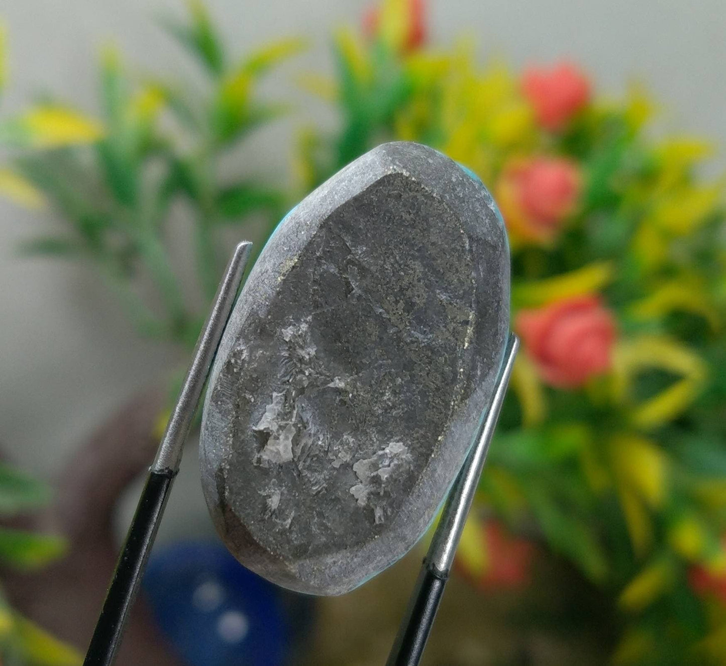 ARSAA GEMS AND MINERALSNatural top quality beautiful 35 carats turquoise with pyrite cabochon - Premium from ARSAA GEMS AND MINERALS - Just $30.00! Shop now at ARSAA GEMS AND MINERALS