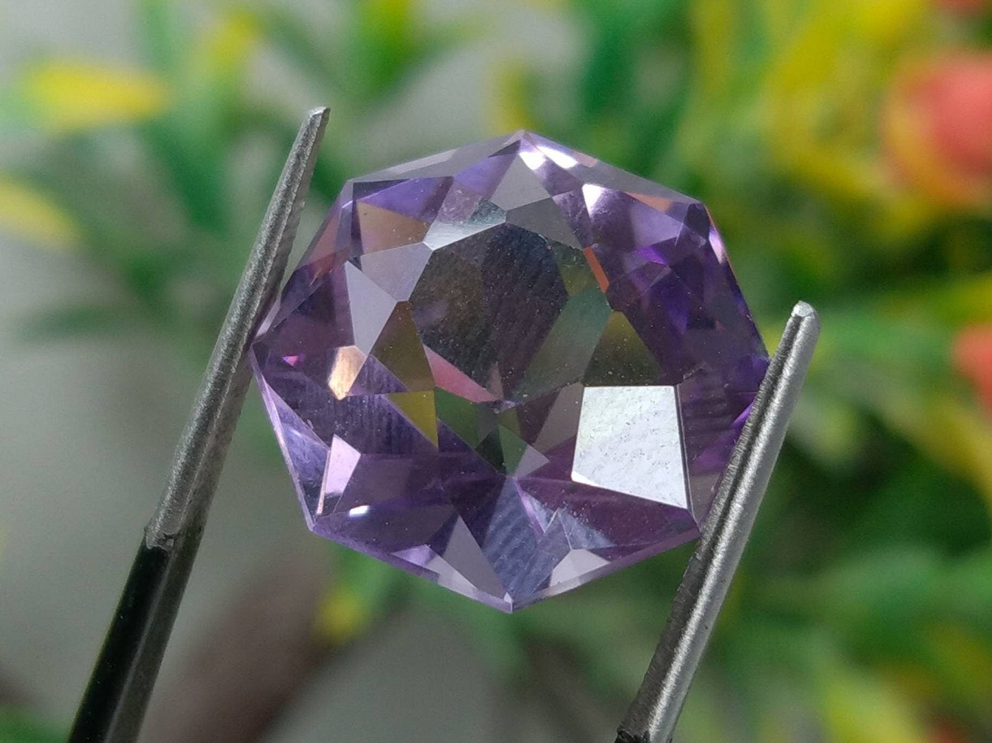 ARSAA GEMS AND MINERALSNatural top quality beautiful 15 carats eyeclartiy clean faceted cushion shape amethyst gem - Premium from ARSAA GEMS AND MINERALS - Just $25.00! Shop now at ARSAA GEMS AND MINERALS