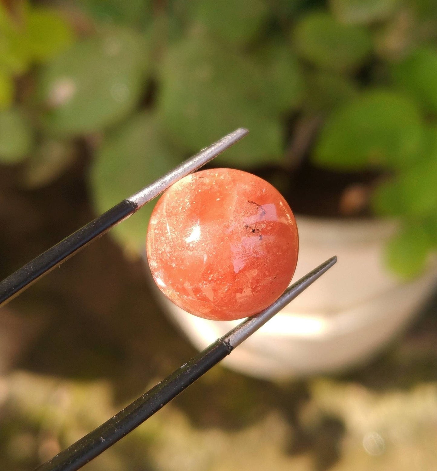 ARSAA GEMS AND MINERALSNatural top quality beautiful 15 carats round shape triplite cabochon - Premium from ARSAA GEMS AND MINERALS - Just $30.00! Shop now at ARSAA GEMS AND MINERALS