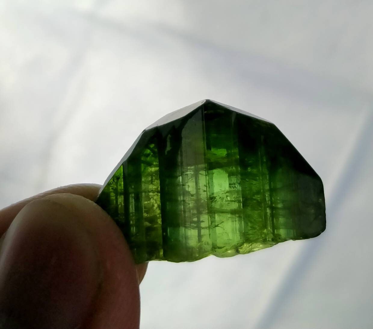 ARSAA GEMS AND MINERALSGreen terminated tourmaline crystal 6.9 grams weight from Africa - Premium from ARSAA GEMS AND MINERALS - Just $110.00! Shop now at ARSAA GEMS AND MINERALS