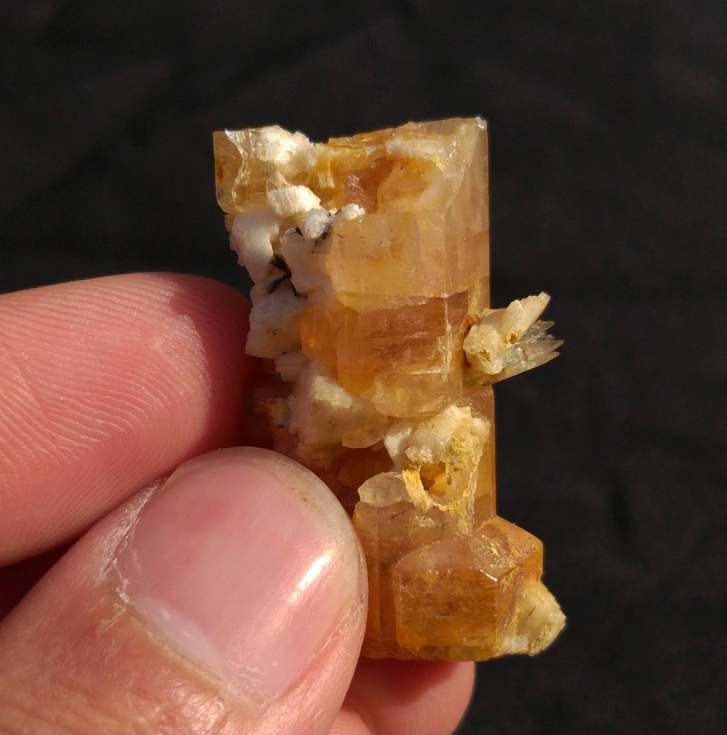 ARSAA GEMS AND MINERALSNatural good quality beautiful 13.8 grams aquamarine with flourescent Apatite combo specimen - Premium from ARSAA GEMS AND MINERALS - Just $35.00! Shop now at ARSAA GEMS AND MINERALS