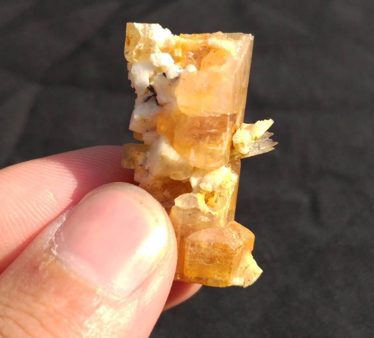 ARSAA GEMS AND MINERALSNatural good quality beautiful 13.8 grams aquamarine with flourescent Apatite combo specimen - Premium from ARSAA GEMS AND MINERALS - Just $35.00! Shop now at ARSAA GEMS AND MINERALS