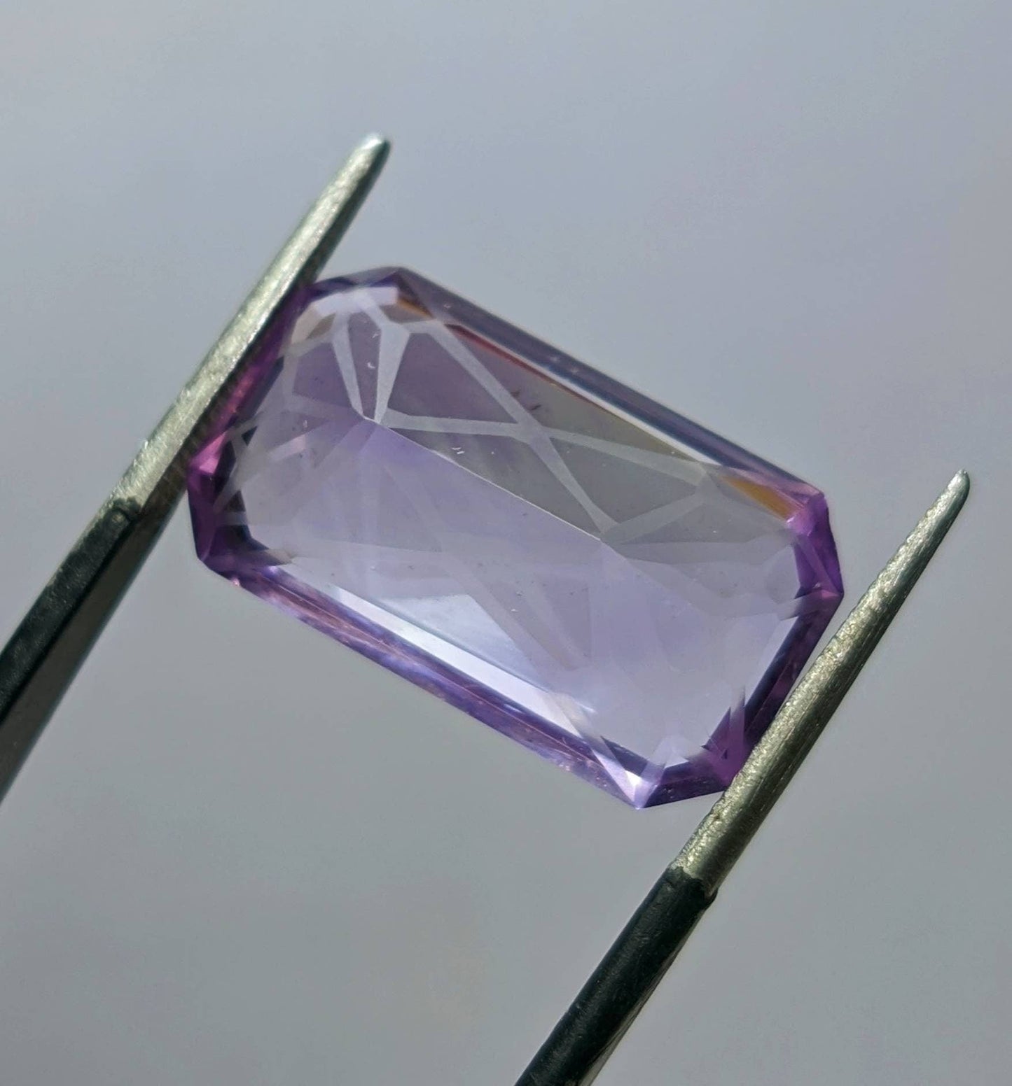 ARSAA GEMS AND MINERALSNatural fine quality beautiful 11 carats light purple color clear faceted amethyst gem - Premium from ARSAA GEMS AND MINERALS - Just $15.00! Shop now at ARSAA GEMS AND MINERALS