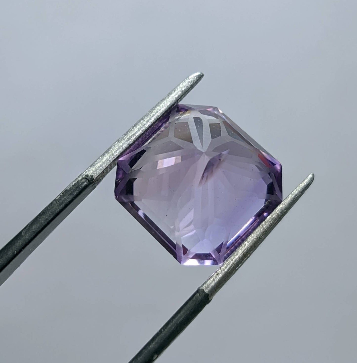 ARSAA GEMS AND MINERALSNatural fine quality beautiful 9 carats light purple color clear faceted amethyst gem - Premium from ARSAA GEMS AND MINERALS - Just $13.00! Shop now at ARSAA GEMS AND MINERALS