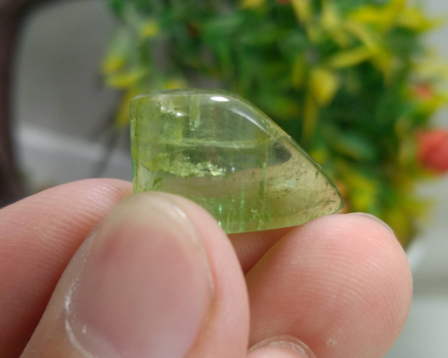 ARSAA GEMS AND MINERALSNatural fine quality beautiful 4.3 grams green polished Tourmaline tumble - Premium from ARSAA GEMS AND MINERALS - Just $40.00! Shop now at ARSAA GEMS AND MINERALS