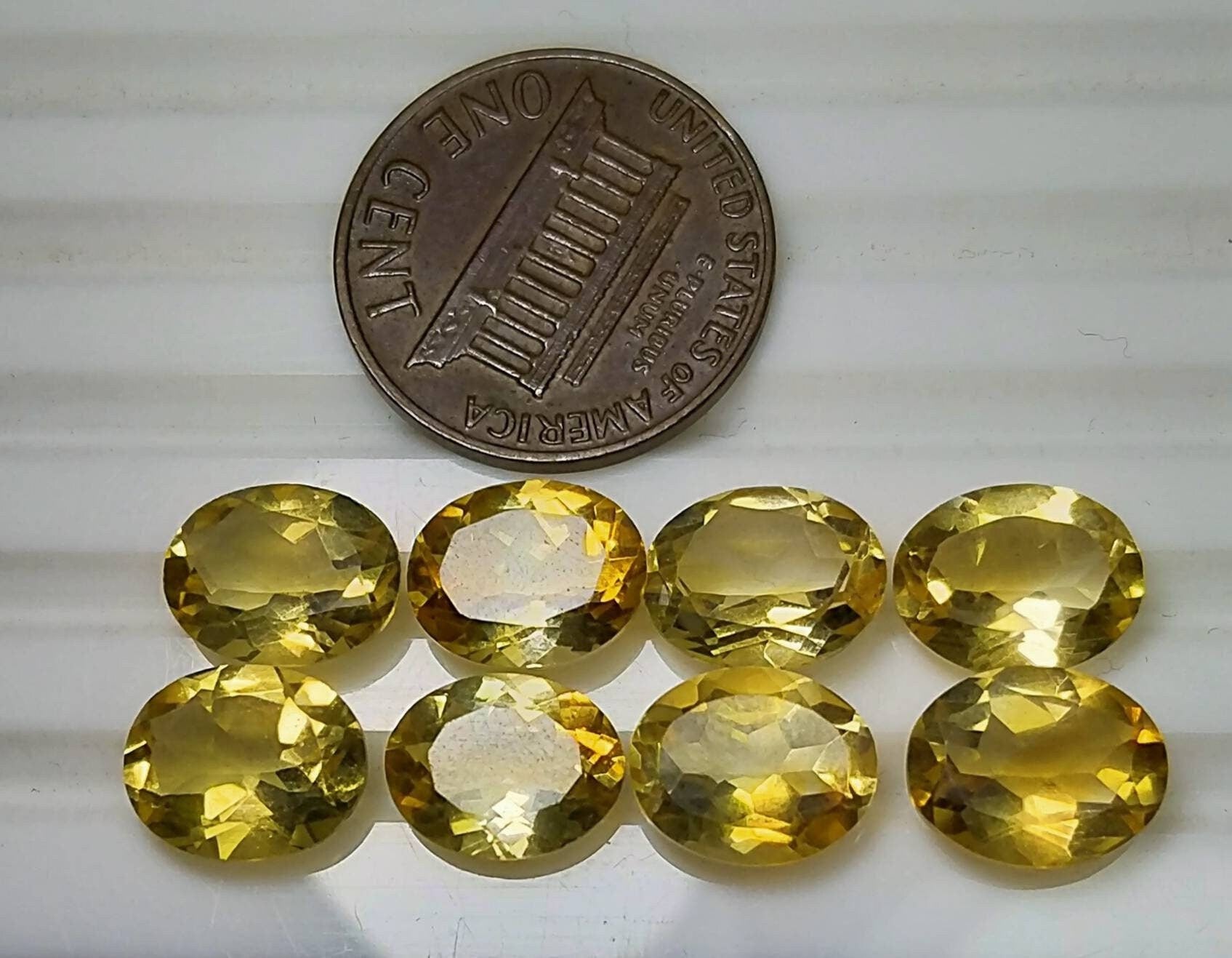 ARSAA GEMS AND MINERALSNatural good quality calibrated ring sizes faceted citrine gems - Premium  from ARSAA GEMS AND MINERALS - Just $50.00! Shop now at ARSAA GEMS AND MINERALS