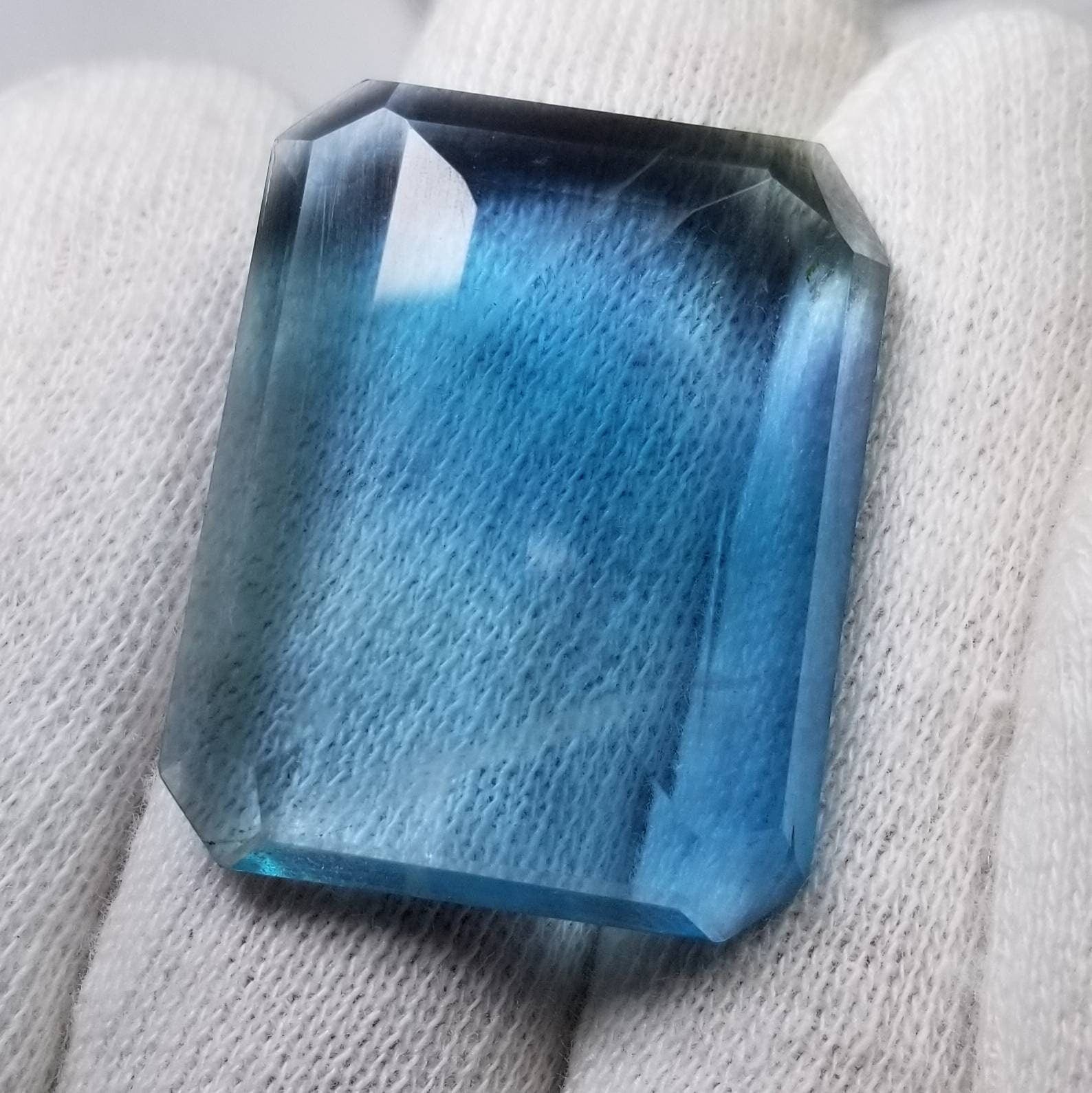 ARSAA GEMS AND MINERALSNatural good quality big size faceted flourite gem - Premium  from ARSAA GEMS AND MINERALS - Just $68.00! Shop now at ARSAA GEMS AND MINERALS