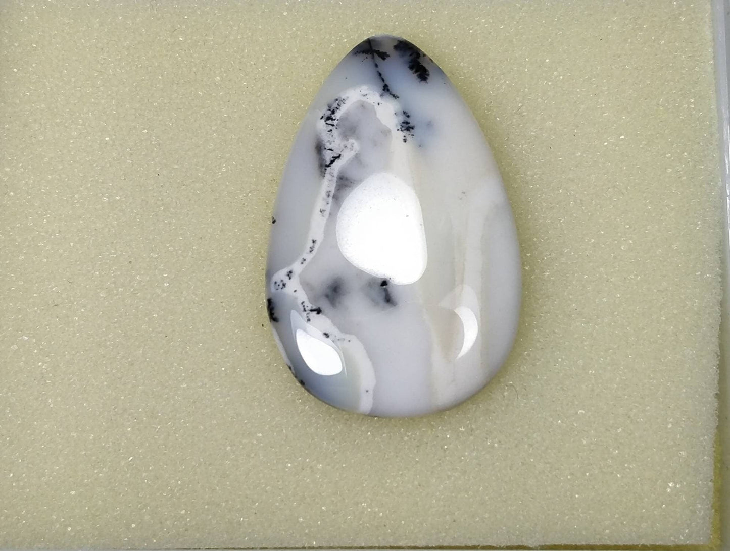 ARSAA GEMS AND MINERALSNatural top quality beautiful 35 carats pear shape dendritic opal cabochon - Premium  from ARSAA GEMS AND MINERALS - Just $15.00! Shop now at ARSAA GEMS AND MINERALS