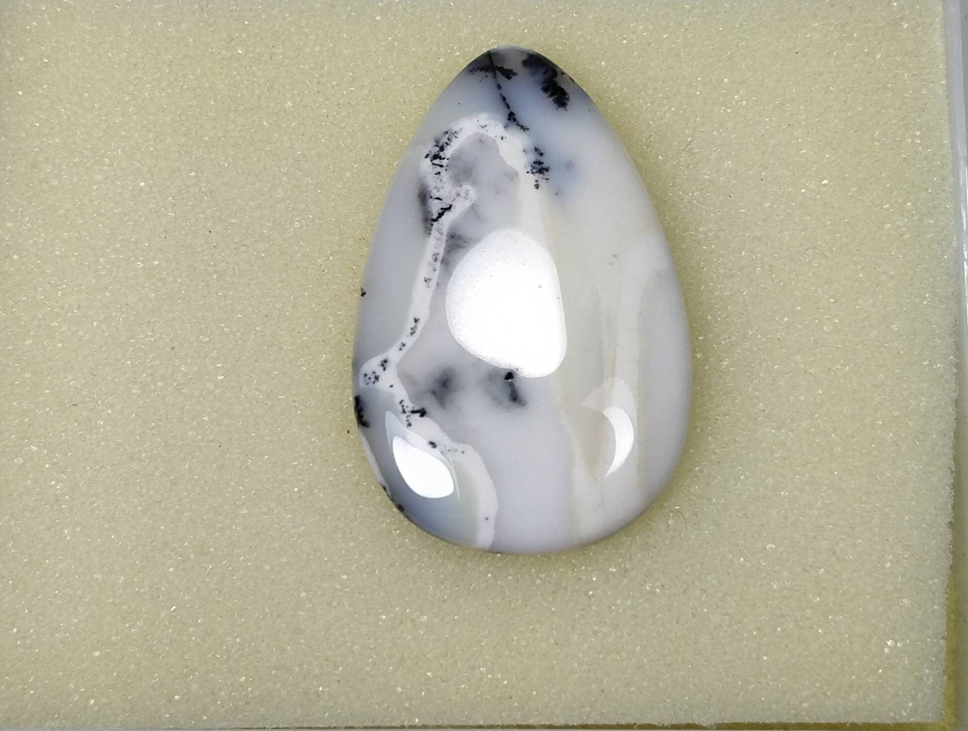 ARSAA GEMS AND MINERALSNatural top quality beautiful 35 carats pear shape dendritic opal cabochon - Premium  from ARSAA GEMS AND MINERALS - Just $15.00! Shop now at ARSAA GEMS AND MINERALS