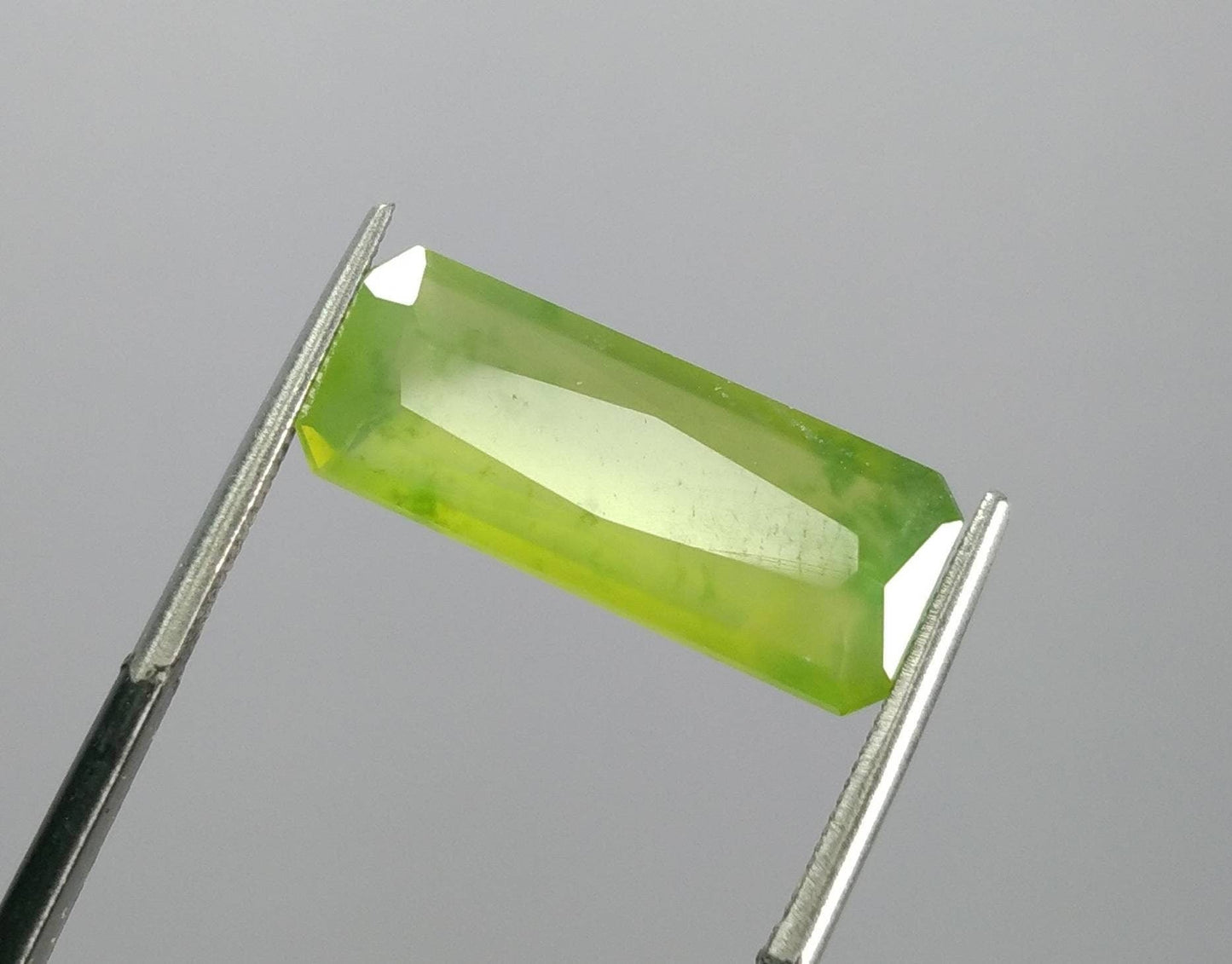 ARSAA GEMS AND MINERALSNatural top quality beautiful 6 carats radiant shape faceted hydrograssular green garnet gem - Premium  from ARSAA GEMS AND MINERALS - Just $14.00! Shop now at ARSAA GEMS AND MINERALS