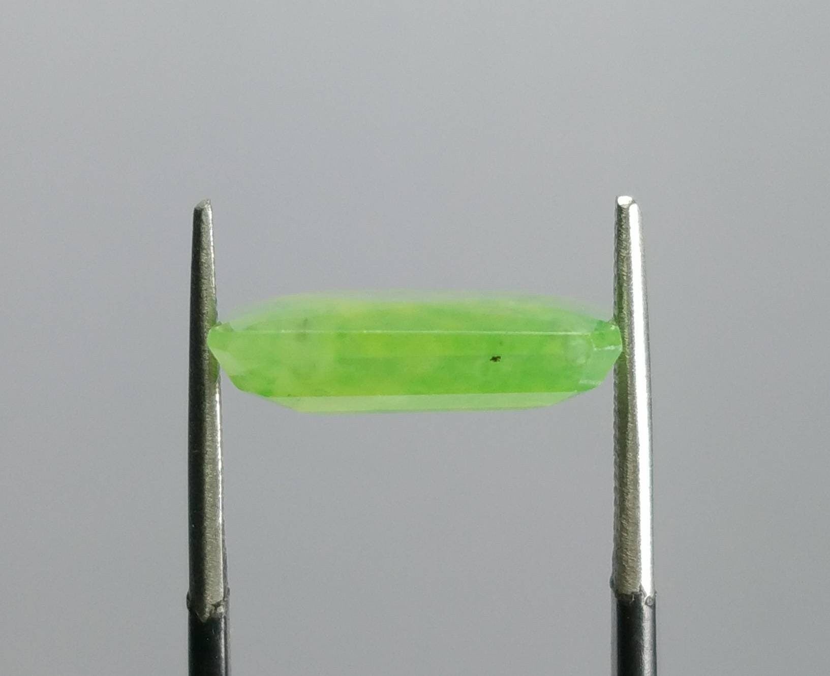 ARSAA GEMS AND MINERALSNatural top quality beautiful 7 carat radiant shape faceted hydrograssular green garnet gem - Premium  from ARSAA GEMS AND MINERALS - Just $16.00! Shop now at ARSAA GEMS AND MINERALS