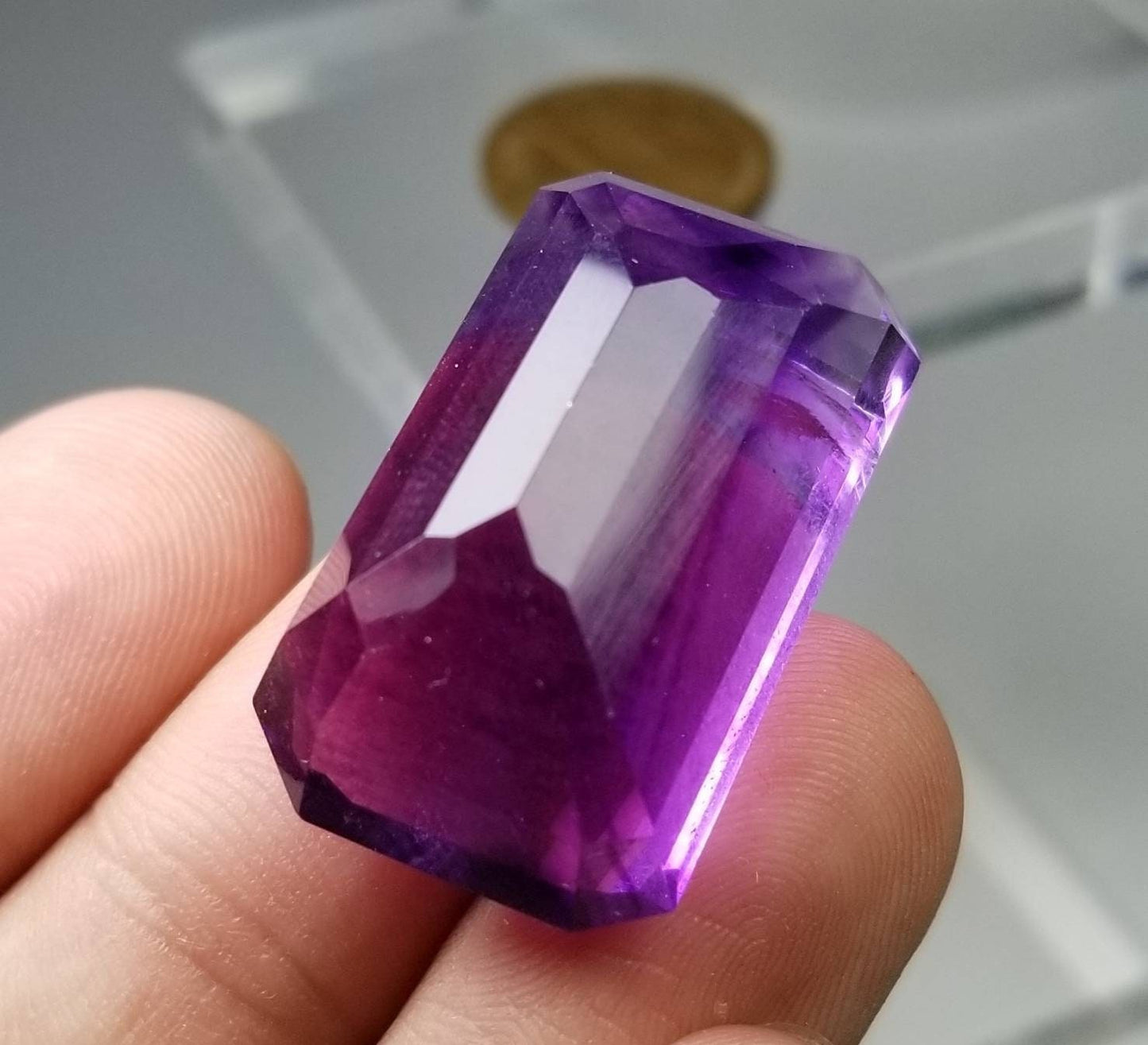 ARSAA GEMS AND MINERALSNatural top quality BiG sized Purple flourite gem - Premium  from ARSAA GEMS AND MINERALS - Just $70.00! Shop now at ARSAA GEMS AND MINERALS