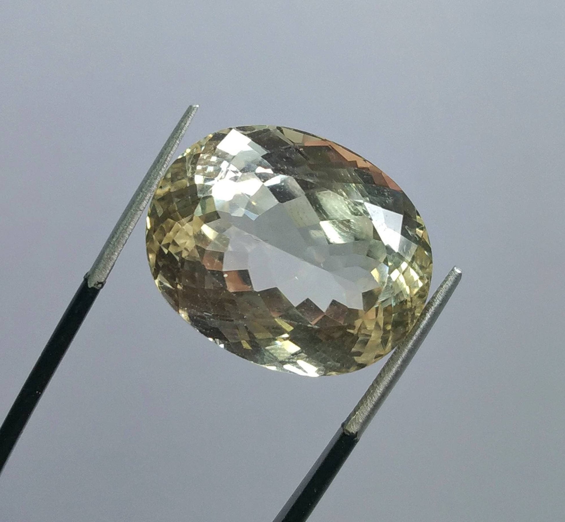 ARSAA GEMS AND MINERALSNatural top quality beautiful 38 carats oval shape big size faceted spodumene kunzite gem - Premium  from ARSAA GEMS AND MINERALS - Just $78.00! Shop now at ARSAA GEMS AND MINERALS