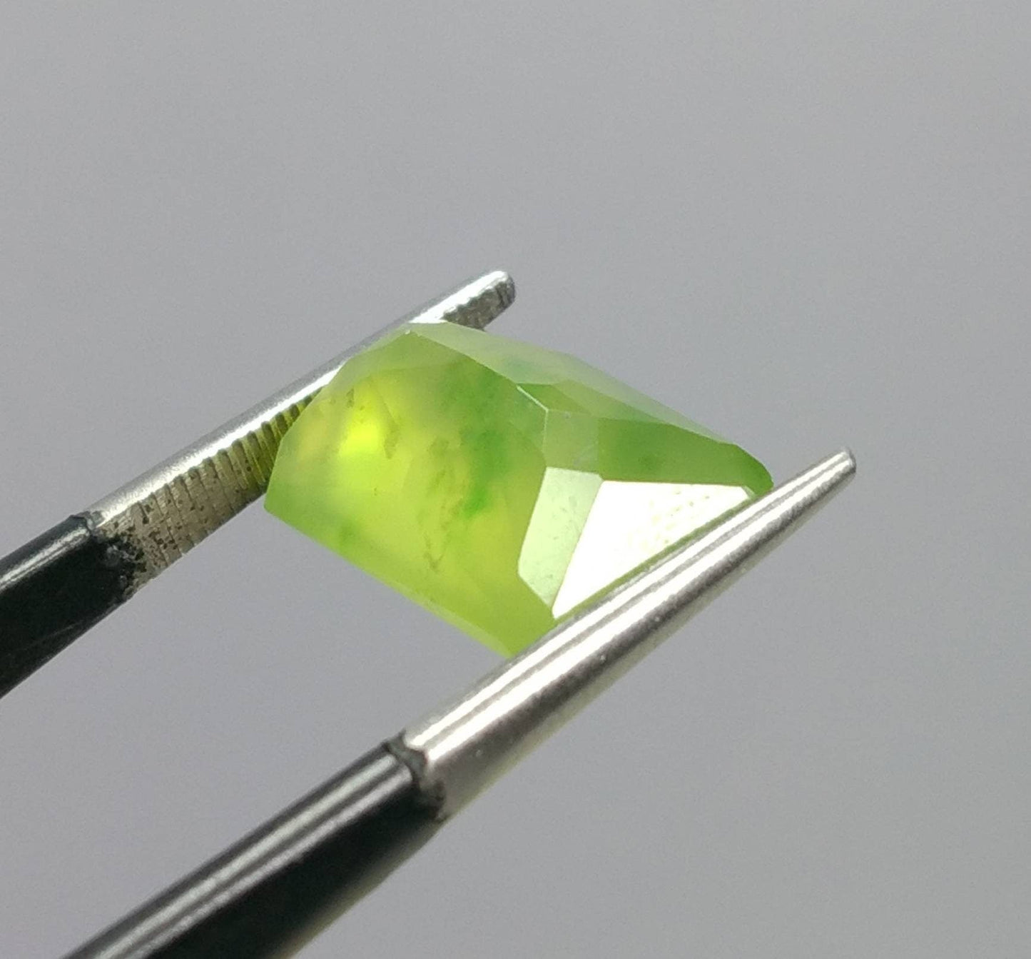 ARSAA GEMS AND MINERALSNatural top quality beautiful 7.5 carat radiant shape Faceted green hydrograssular garnet gem - Premium  from ARSAA GEMS AND MINERALS - Just $15.00! Shop now at ARSAA GEMS AND MINERALS