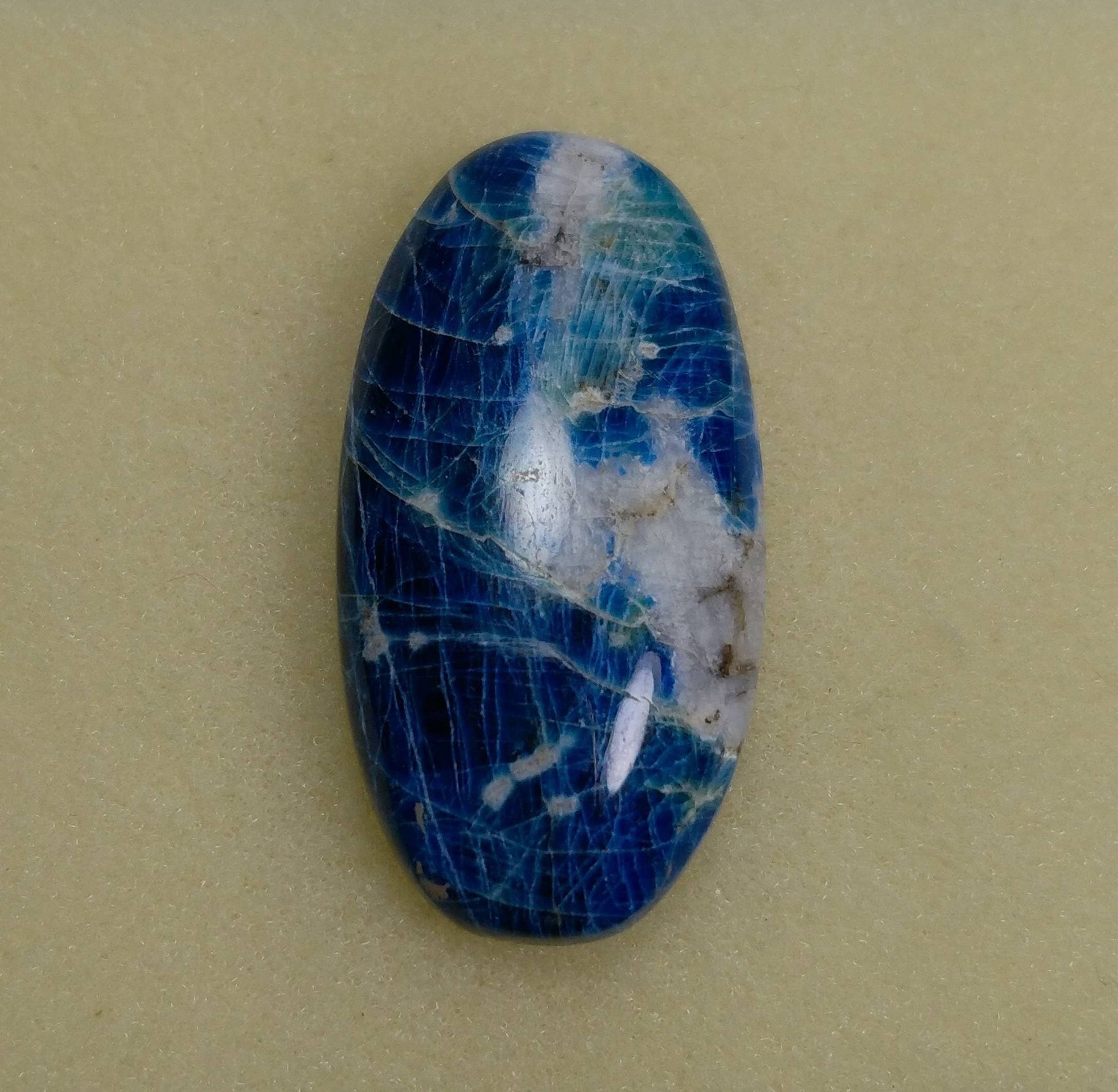 ARSAA GEMS AND MINERALSNatural top quality beautiful 36 Carats large size UV reactive afghan hauyne var.lazurite Cabochon - Premium  from ARSAA GEMS AND MINERALS - Just $35.00! Shop now at ARSAA GEMS AND MINERALS