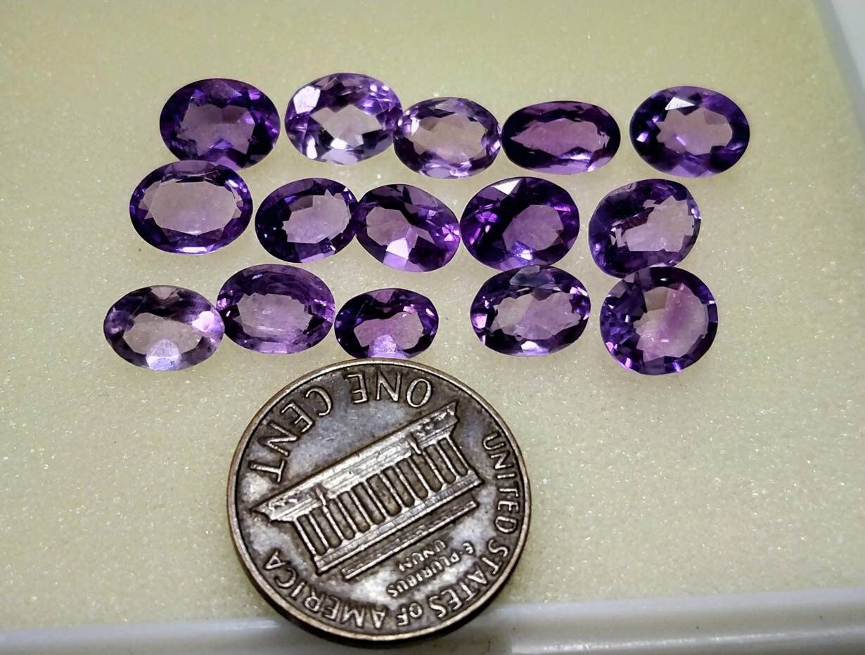 ARSAA GEMS AND MINERALSNatural top quality faceted beautiful calibrated 19 carats amythest gems - Premium  from ARSAA GEMS AND MINERALS - Just $55.00! Shop now at ARSAA GEMS AND MINERALS