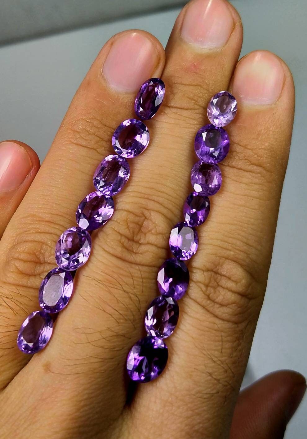 ARSAA GEMS AND MINERALSNatural top quality faceted beautiful calibrated 19 carats amythest gems - Premium  from ARSAA GEMS AND MINERALS - Just $55.00! Shop now at ARSAA GEMS AND MINERALS