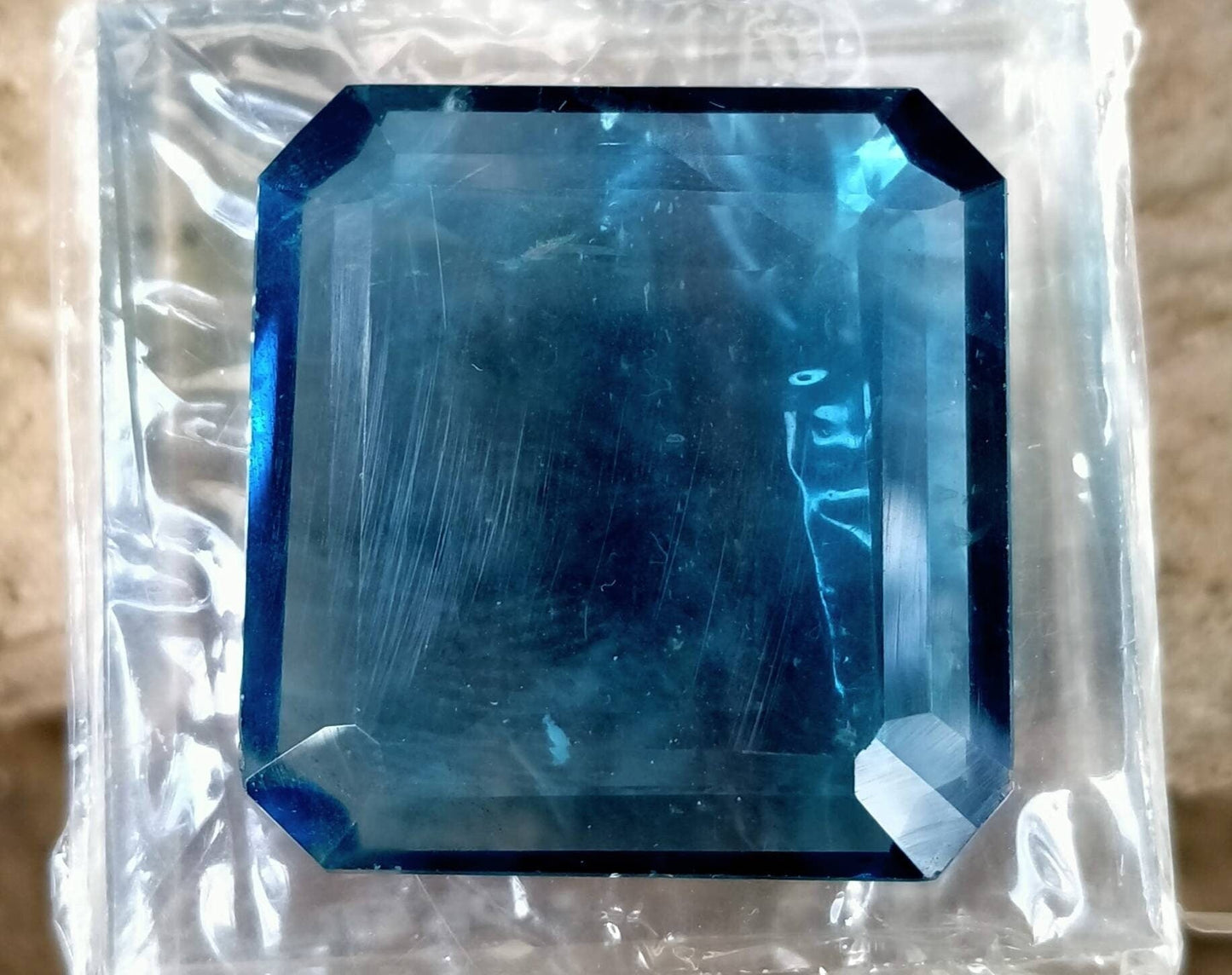 ARSAA GEMS AND MINERALSNatural top quality beautiful faceted 73 carats Asscher Shape flourite gem - Premium from ARSAA GEMS AND MINERALS - Just $35.00! Shop now at ARSAA GEMS AND MINERALS