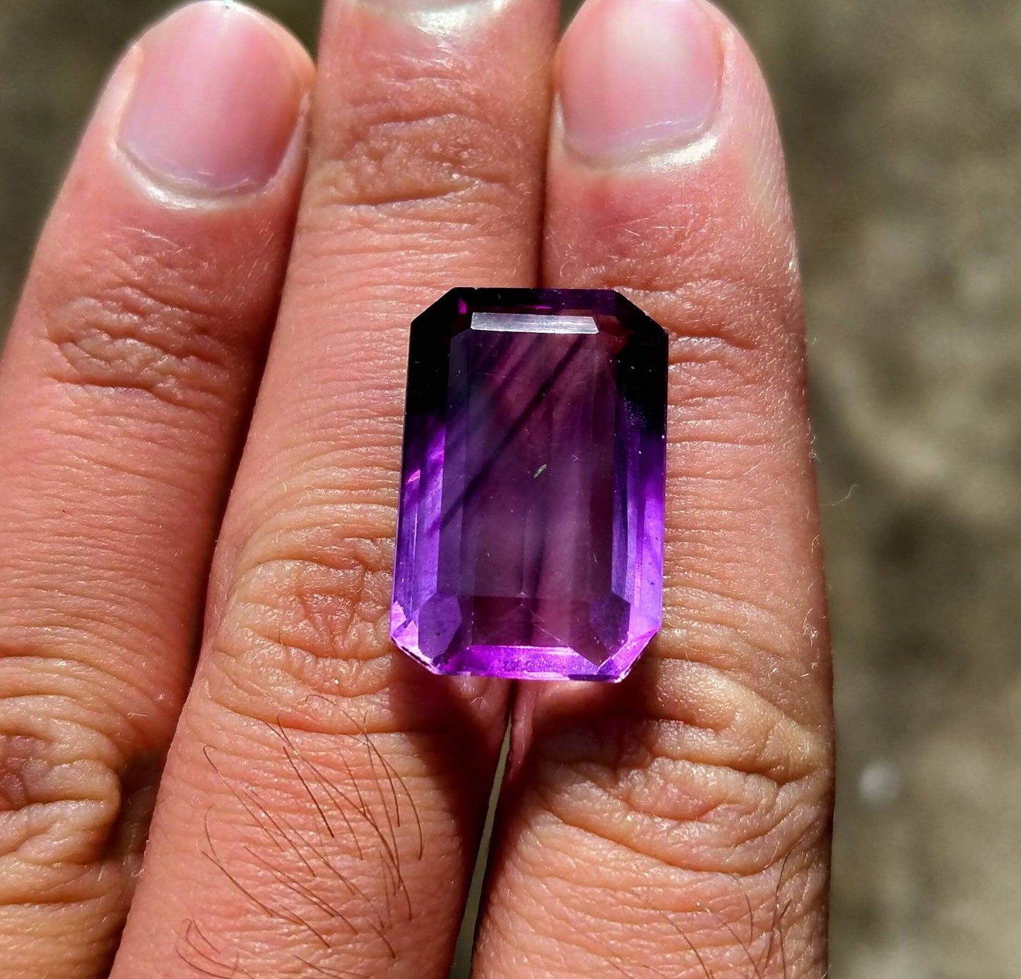 ARSAA GEMS AND MINERALSNatural top quality faceted beautiful 25 carats radiant shape flourite gem - Premium from ARSAA GEMS AND MINERALS - Just $25.00! Shop now at ARSAA GEMS AND MINERALS