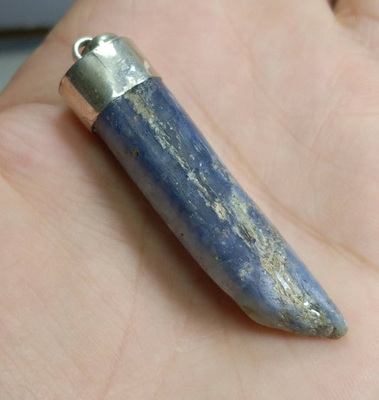 ARSAA GEMS AND MINERALSNatural aesthetic Beautiful silver kyanite crystal pendant - Premium  from ARSAA GEMS AND MINERALS - Just $17.00! Shop now at ARSAA GEMS AND MINERALS