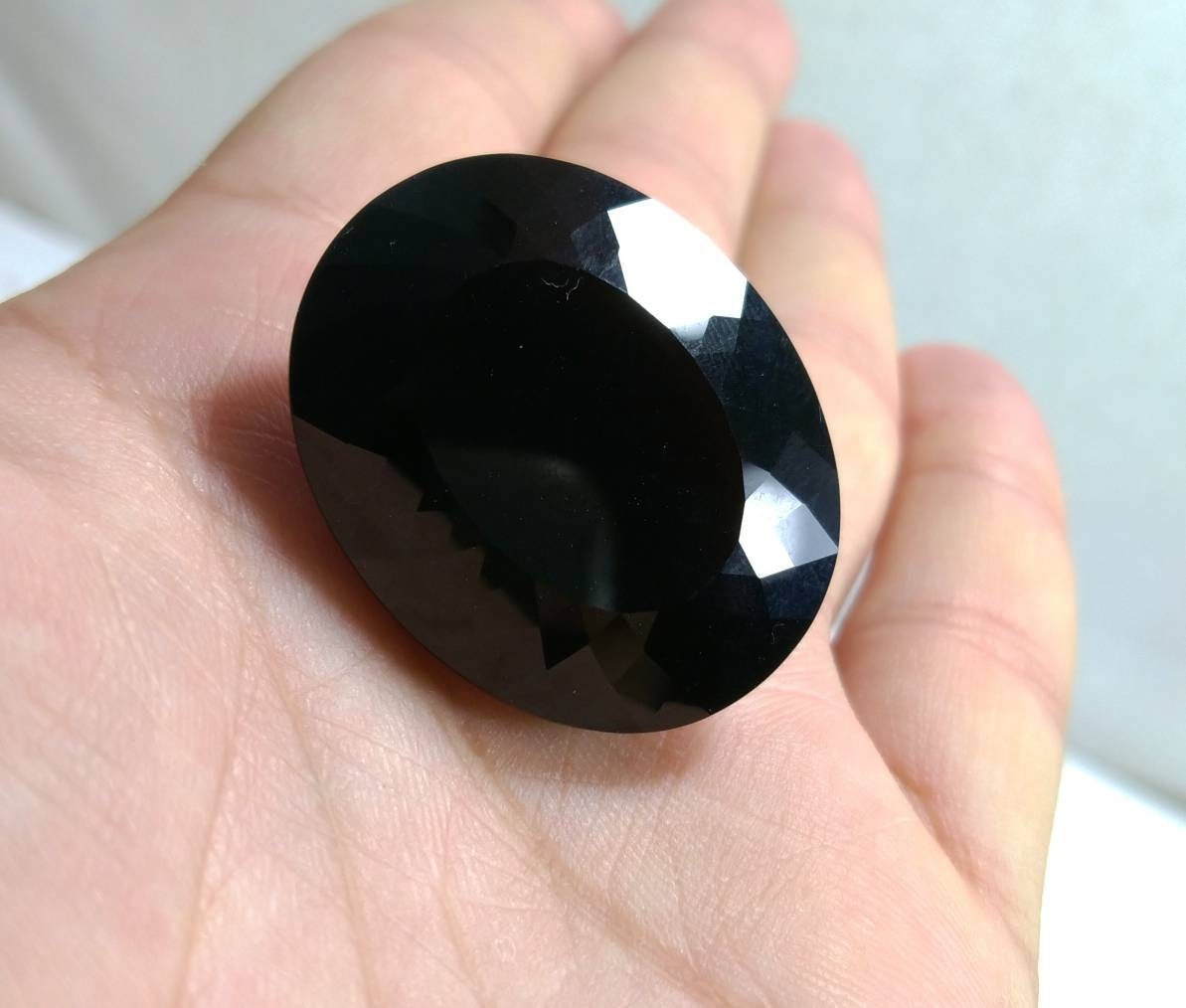 ARSAA GEMS AND MINERALSNatural fine quality beautiful 91 carats faceted oval shape smokey quartz gem - Premium from ARSAA GEMS AND MINERALS - Just $23.00! Shop now at ARSAA GEMS AND MINERALS