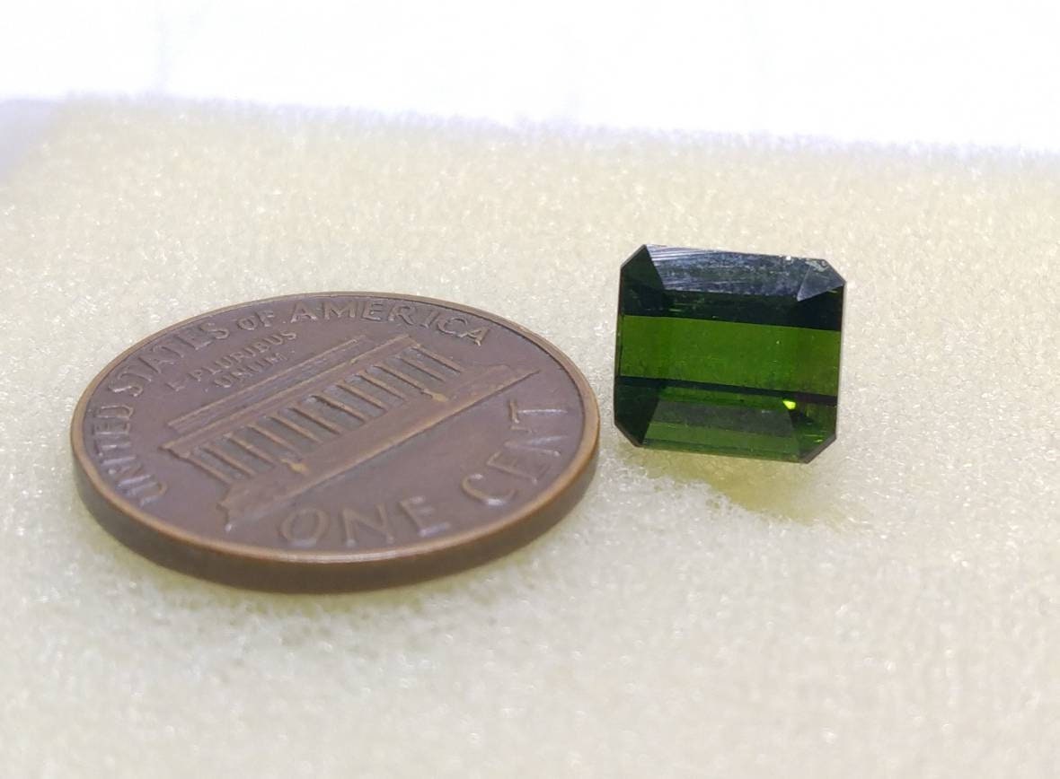 ARSAA GEMS AND MINERALSNatural top quality beautiful 4 carats green faceted tourmaline gem - Premium  from ARSAA GEMS AND MINERALS - Just $60.00! Shop now at ARSAA GEMS AND MINERALS
