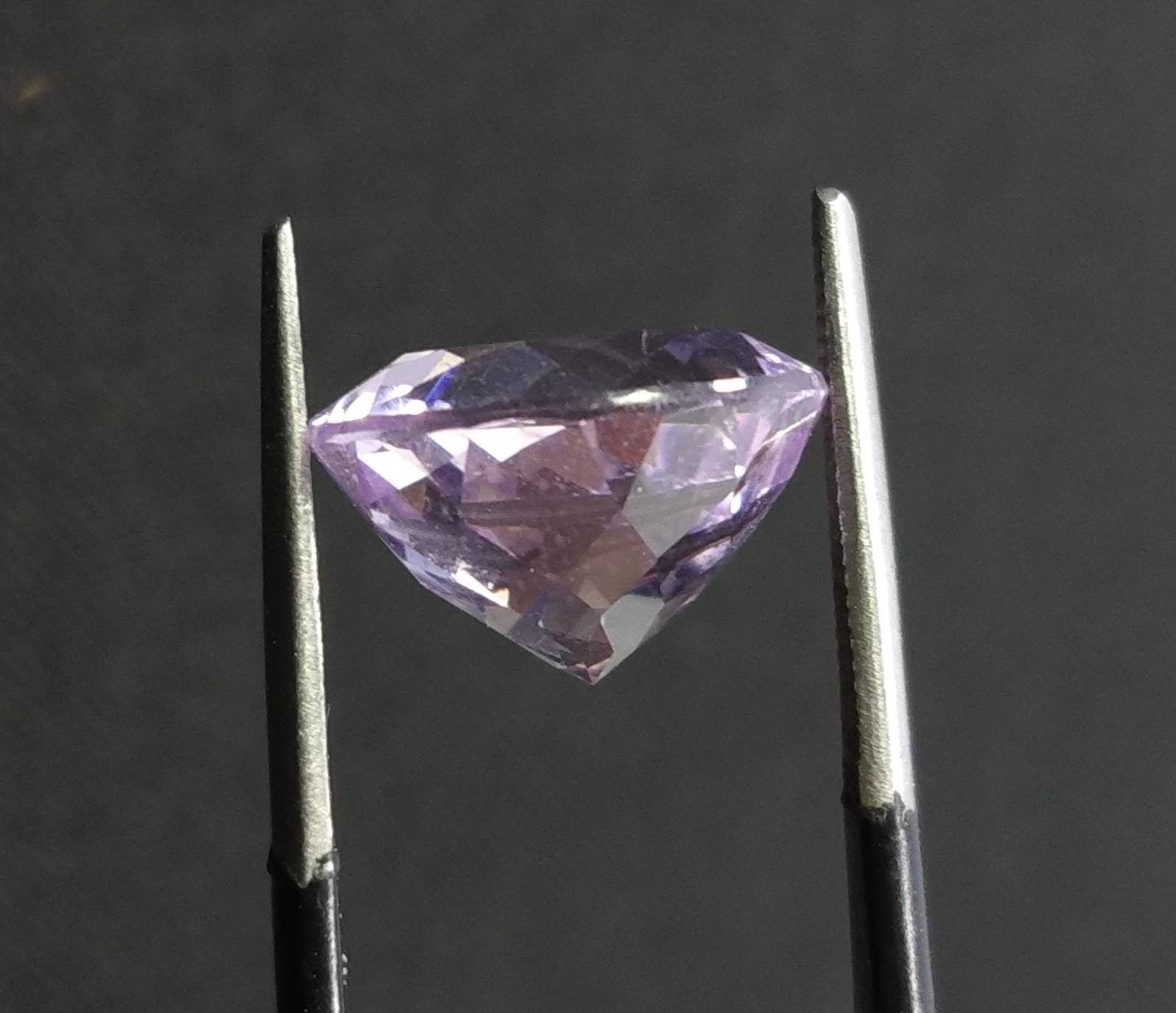 ARSAA GEMS AND MINERALSNatural top quality beautiful 6.5 carat VV clarity faceted round shape kunzite gem - Premium  from ARSAA GEMS AND MINERALS - Just $20.00! Shop now at ARSAA GEMS AND MINERALS