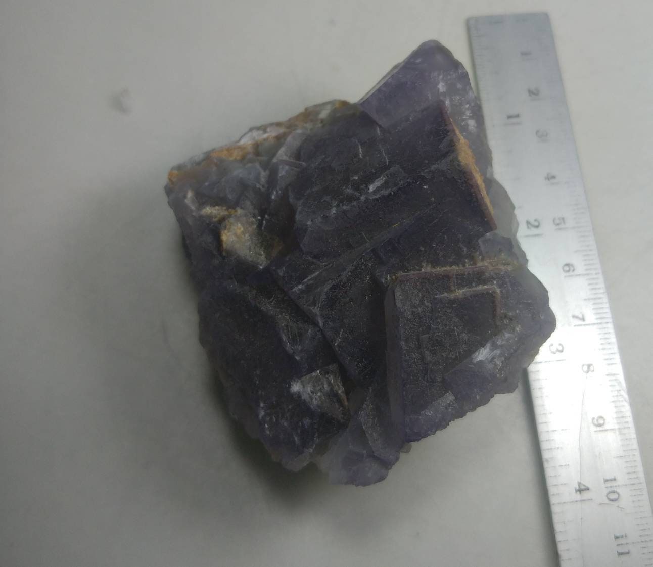 ARSAA GEMS AND MINERALSNatural Beautiful aesthetic 253.4 grams purple cubic Fluorite crystal - Premium from ARSAA GEMS AND MINERALS - Just $45.00! Shop now at ARSAA GEMS AND MINERALS