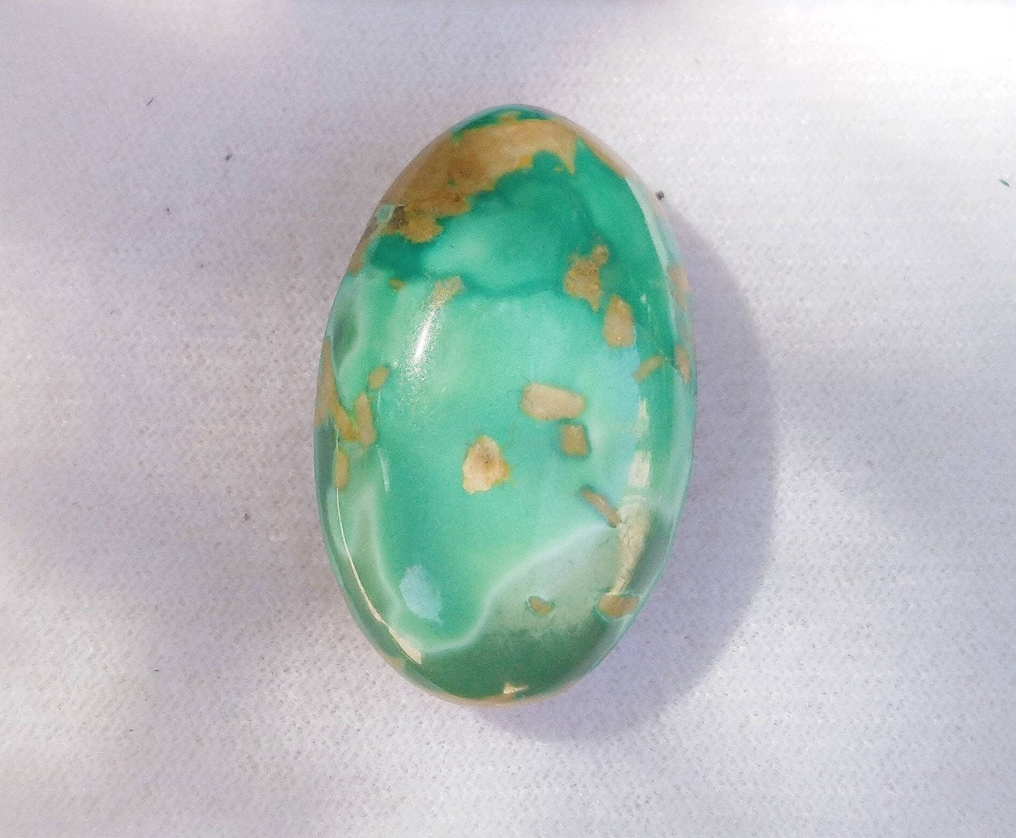 ARSAA GEMS AND MINERALSNatural fine quality beautiful 70 carats oval shape green untreated unheated turquoise cabochon - Premium from ARSAA GEMS AND MINERALS - Just $70.00! Shop now at ARSAA GEMS AND MINERALS