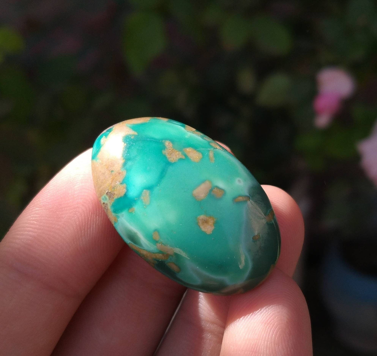 ARSAA GEMS AND MINERALSNatural fine quality beautiful 70 carats oval shape green untreated unheated turquoise cabochon - Premium from ARSAA GEMS AND MINERALS - Just $70.00! Shop now at ARSAA GEMS AND MINERALS