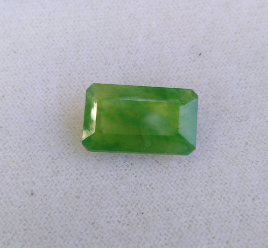 ARSAA GEMS AND MINERALSNatural top quality beautiful 6.5 carats radiant cut shape faceted green hydrograssular garnet gem - Premium  from ARSAA GEMS AND MINERALS - Just $20.00! Shop now at ARSAA GEMS AND MINERALS