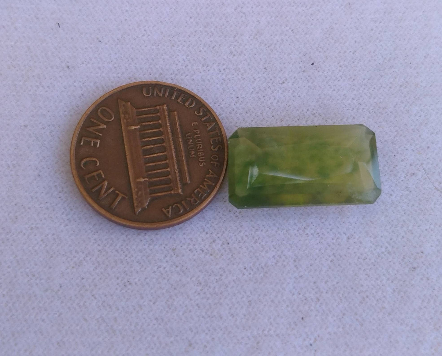 ARSAA GEMS AND MINERALSNatural top quality beautiful 8 carats radiant cut shape faceted green hydrograssular garnet gem - Premium from ARSAA GEMS AND MINERALS - Just $16.00! Shop now at ARSAA GEMS AND MINERALS