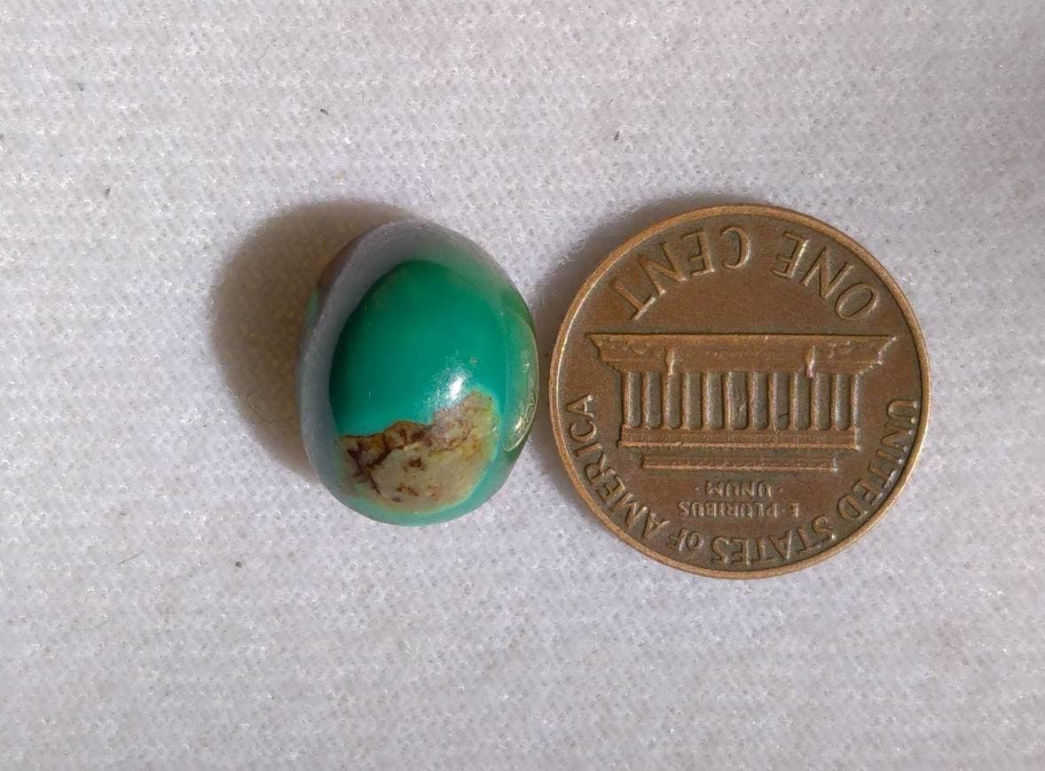 ARSAA GEMS AND MINERALSNatural fine quality beautiful 13 carats oval shape untreated unheated green turquoise cabochon - Premium from ARSAA GEMS AND MINERALS - Just $15.00! Shop now at ARSAA GEMS AND MINERALS